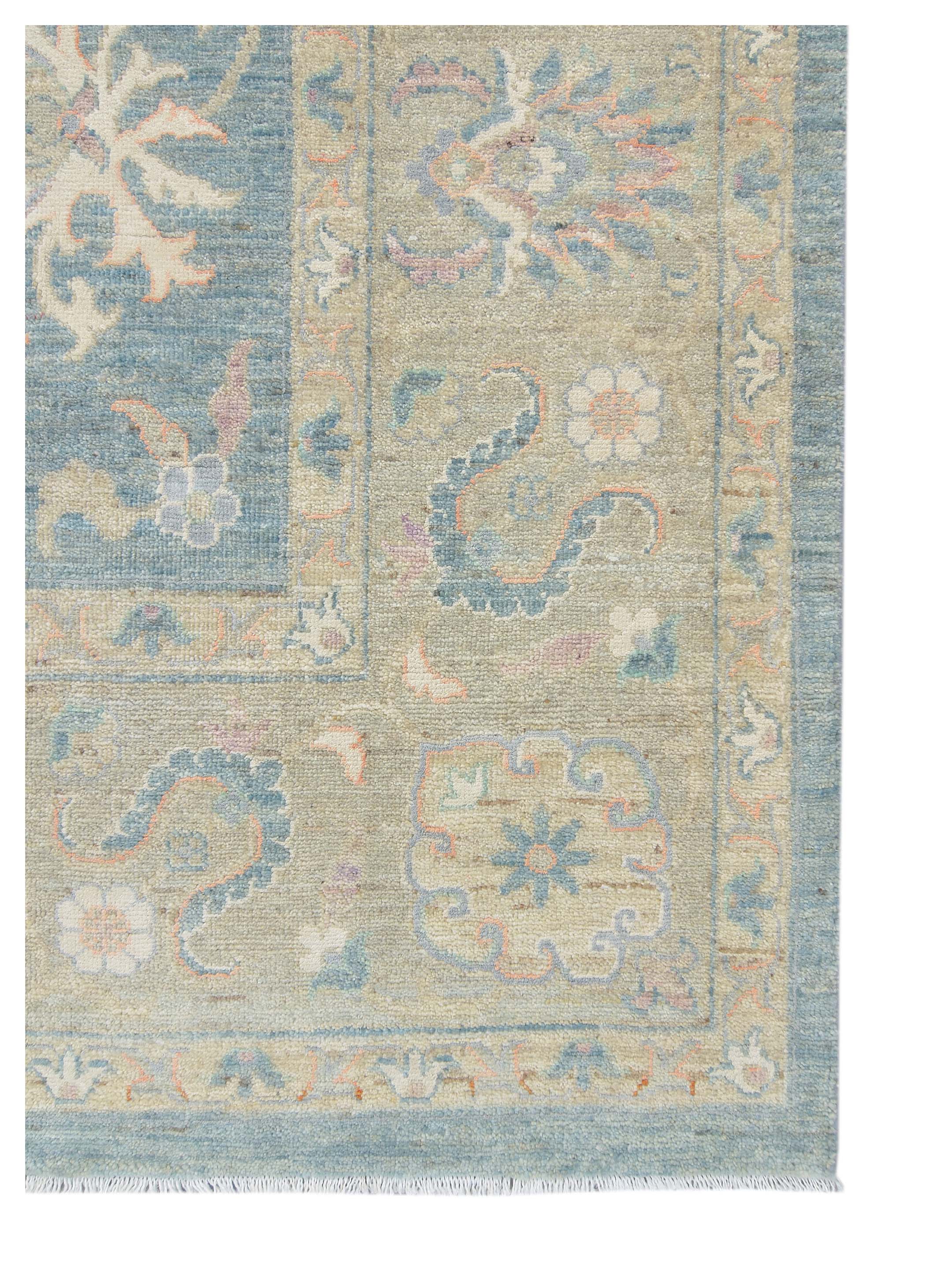 Ziegler Silk Route Hand Knotted Grey 9x12 - Image 4 of 5