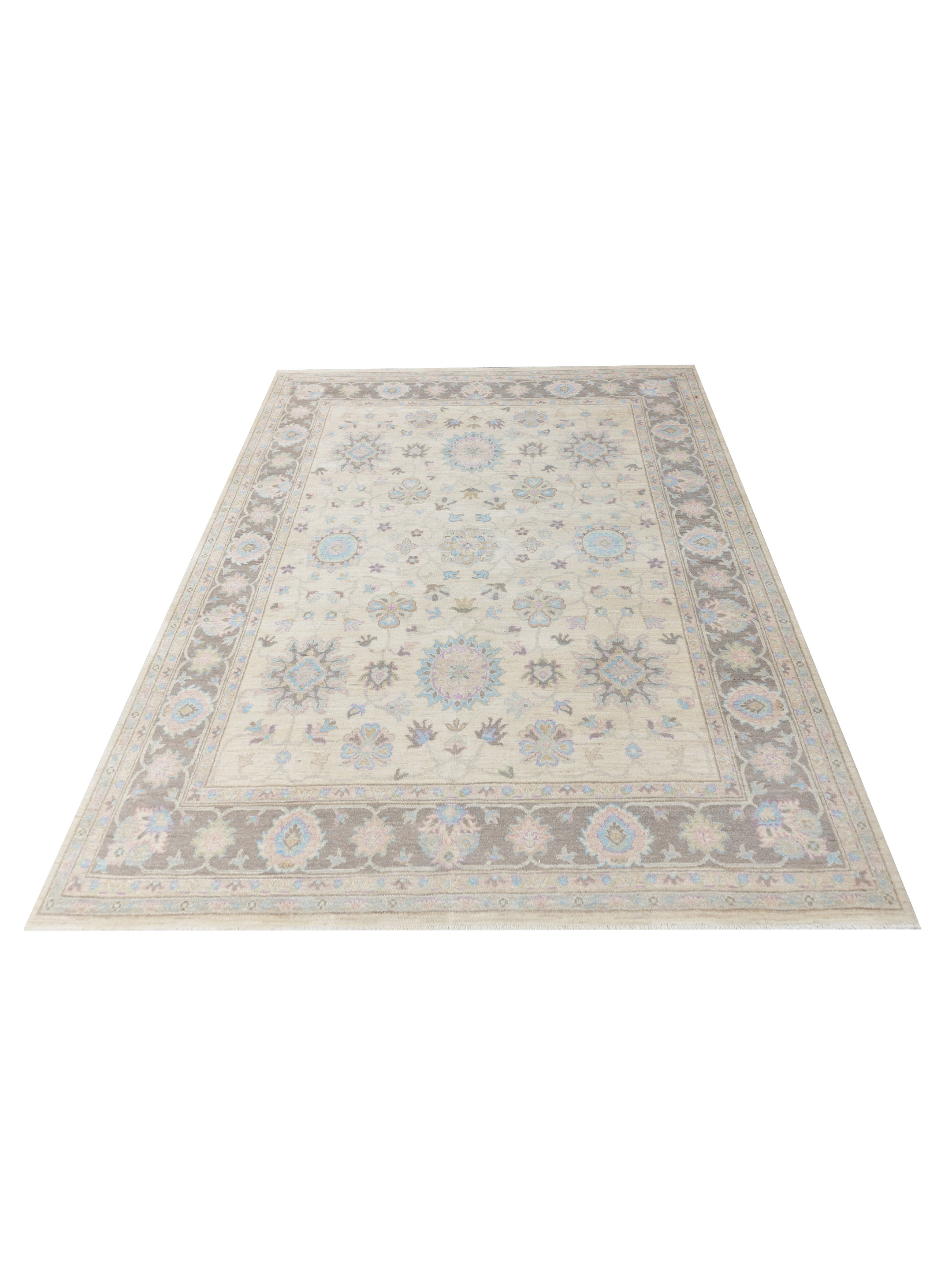 Ziegler Hand Knotted Ivory 8x10 - Image 2 of 5