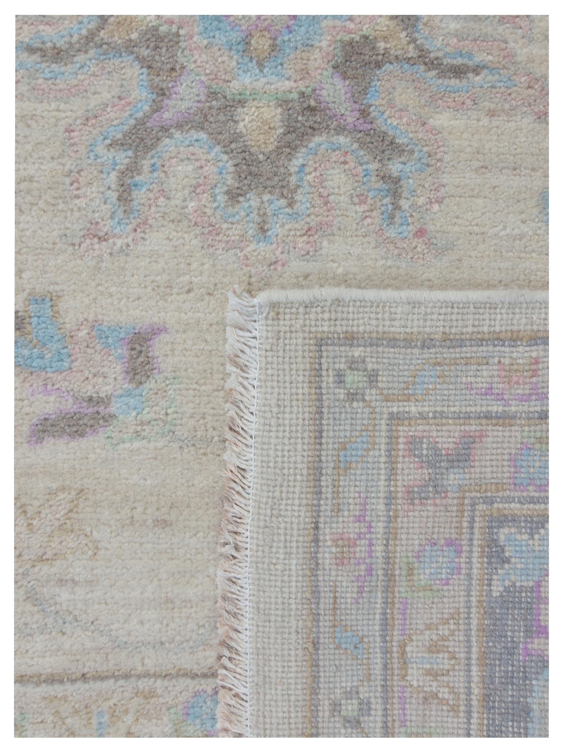 Ziegler Hand Knotted Ivory 8x10 - Image 5 of 5