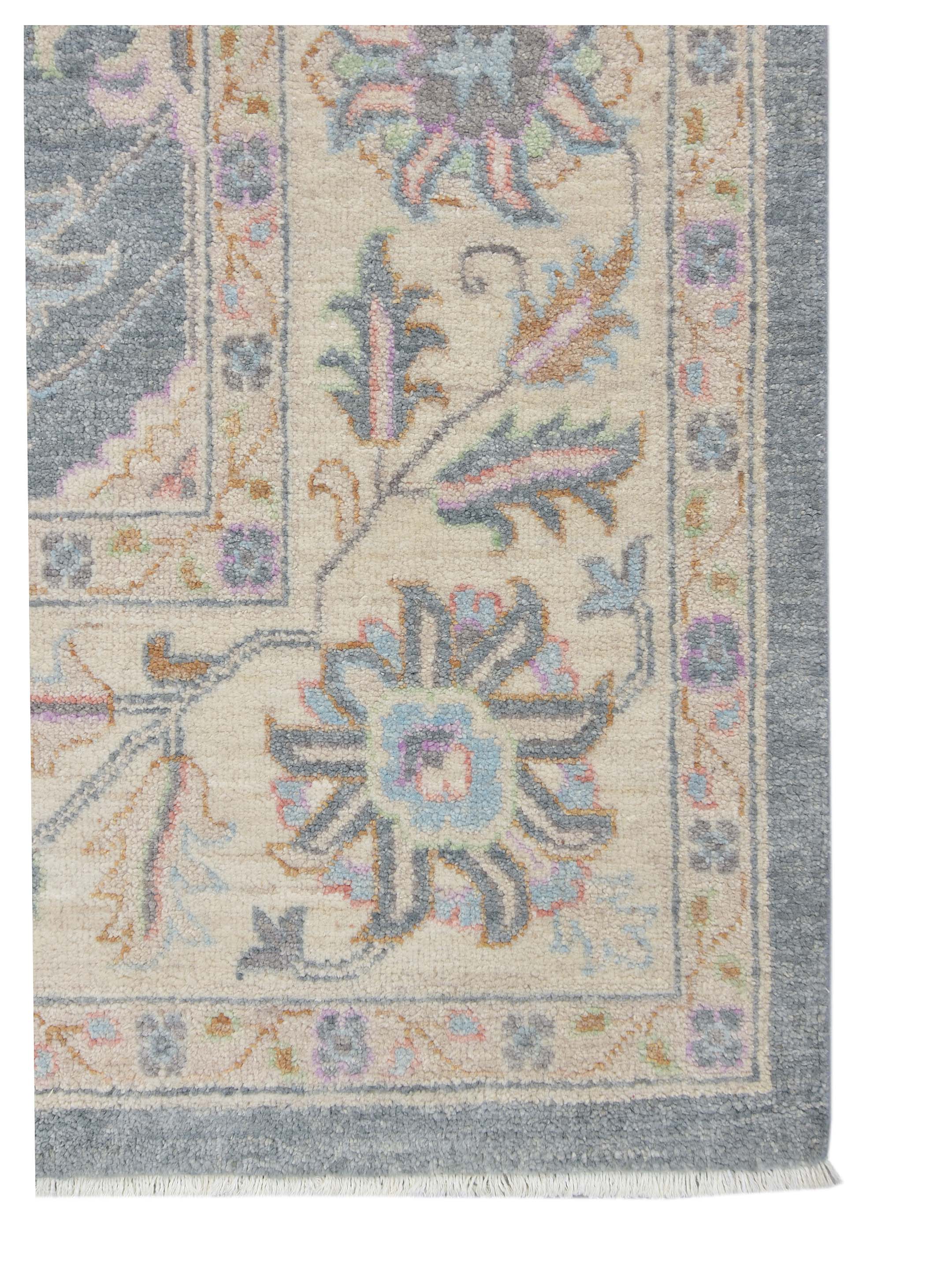 Ziegler Hand Knotted Grey 8x10 - Image 4 of 5