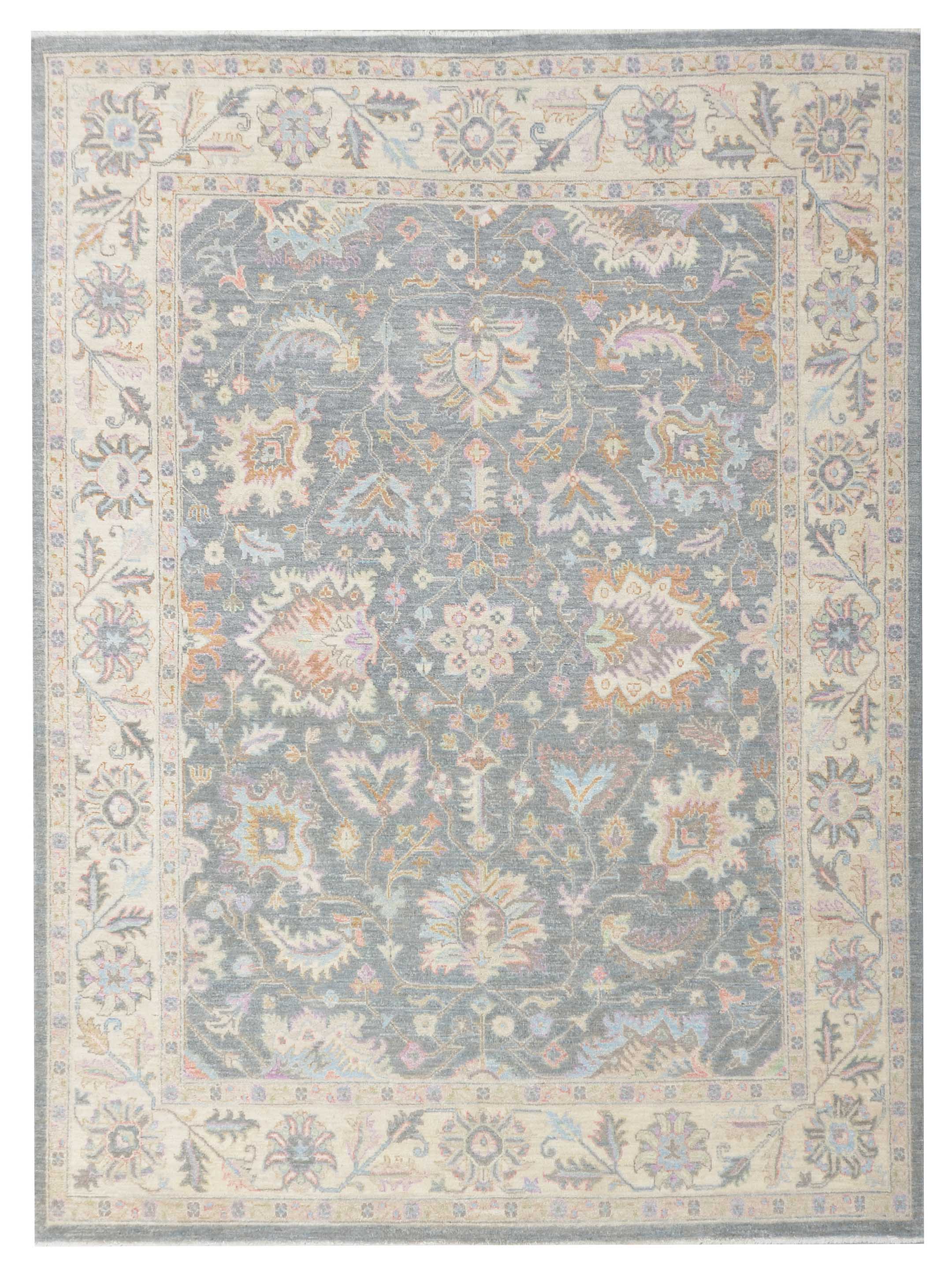 Ziegler Hand Knotted Grey 8x10