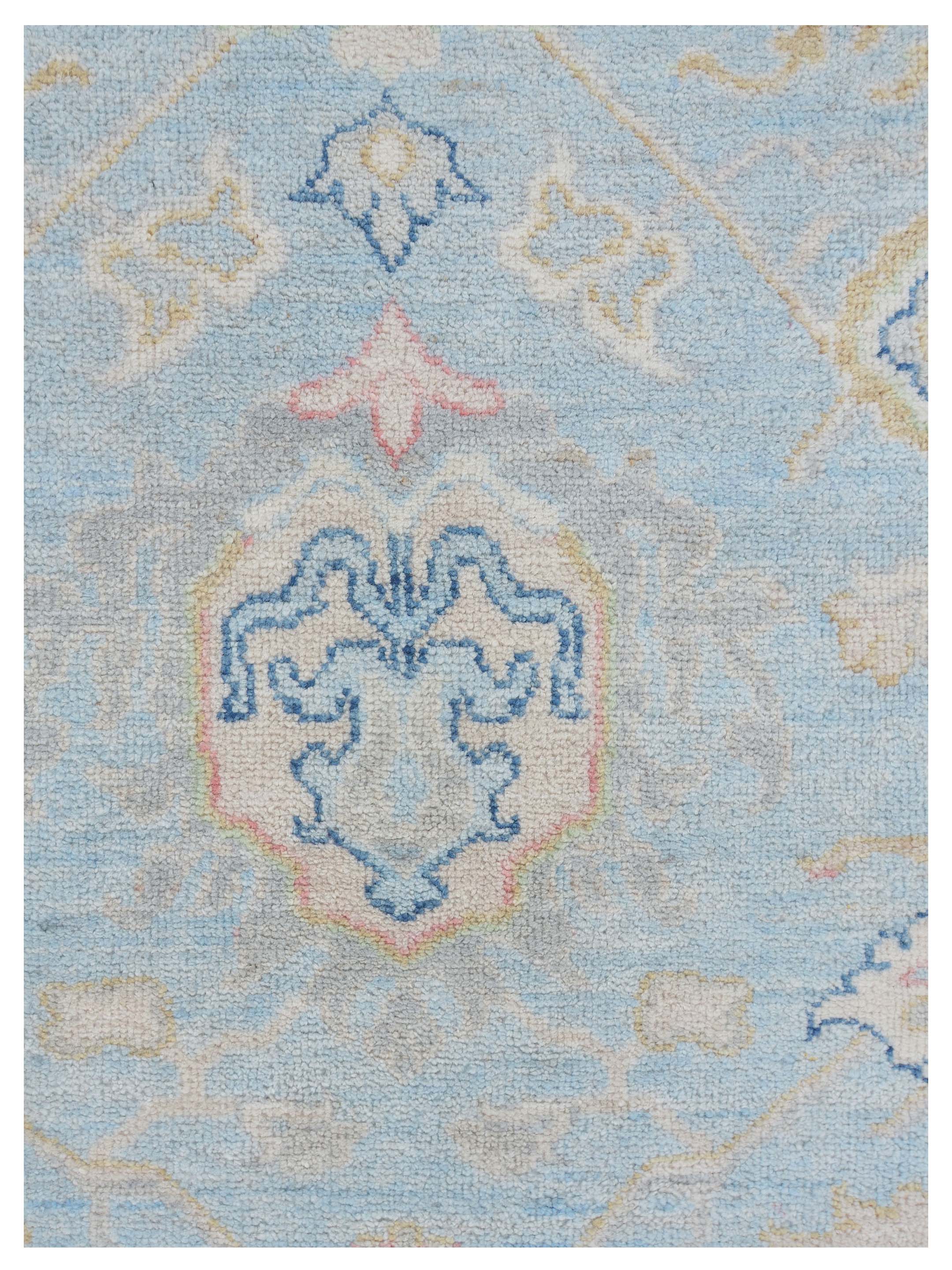 Ziegler Hand Knotted Lt.Blue 8x10 - Image 3 of 5