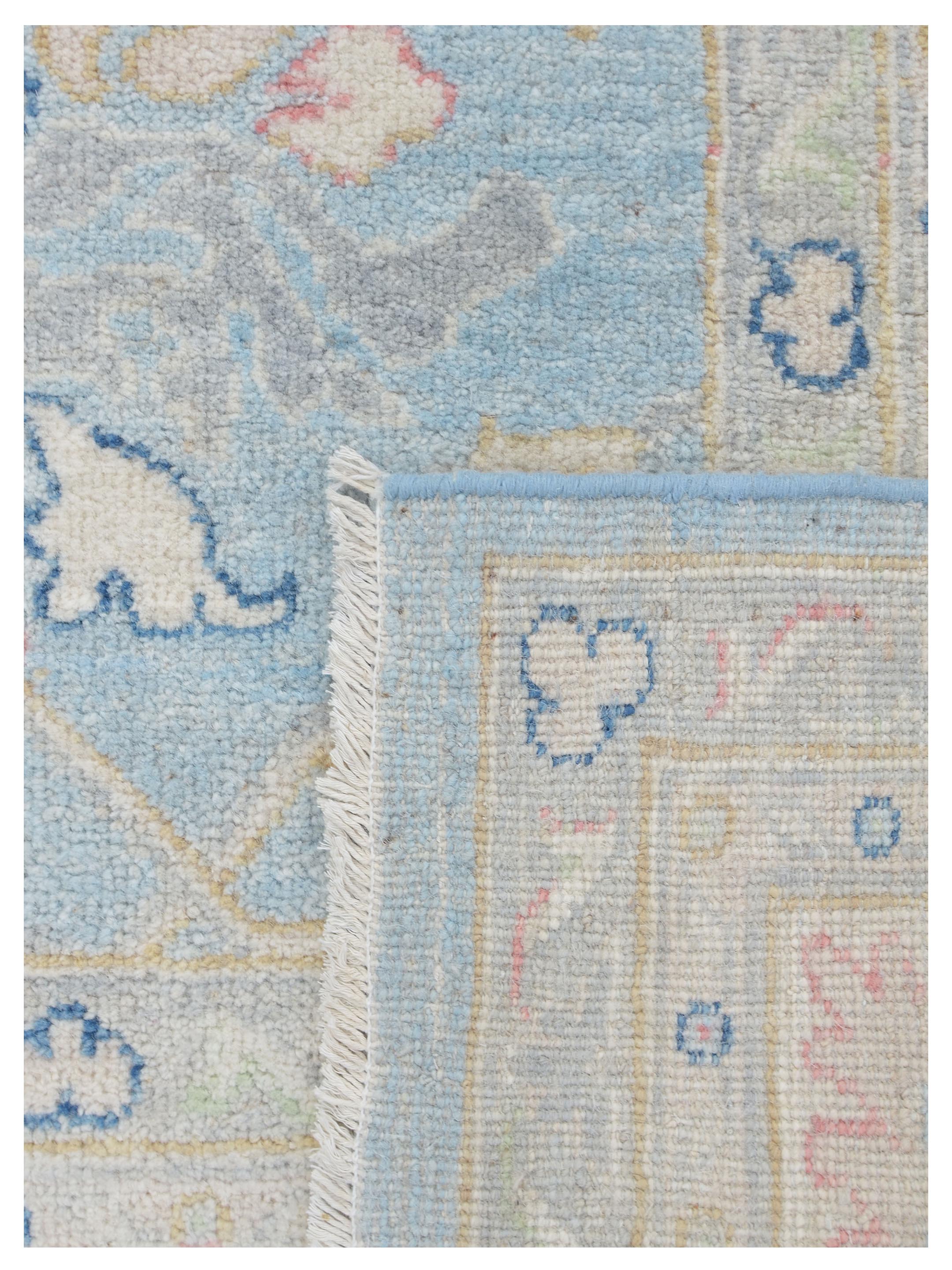 Ziegler Hand Knotted Lt.Blue 8x10 - Image 5 of 5
