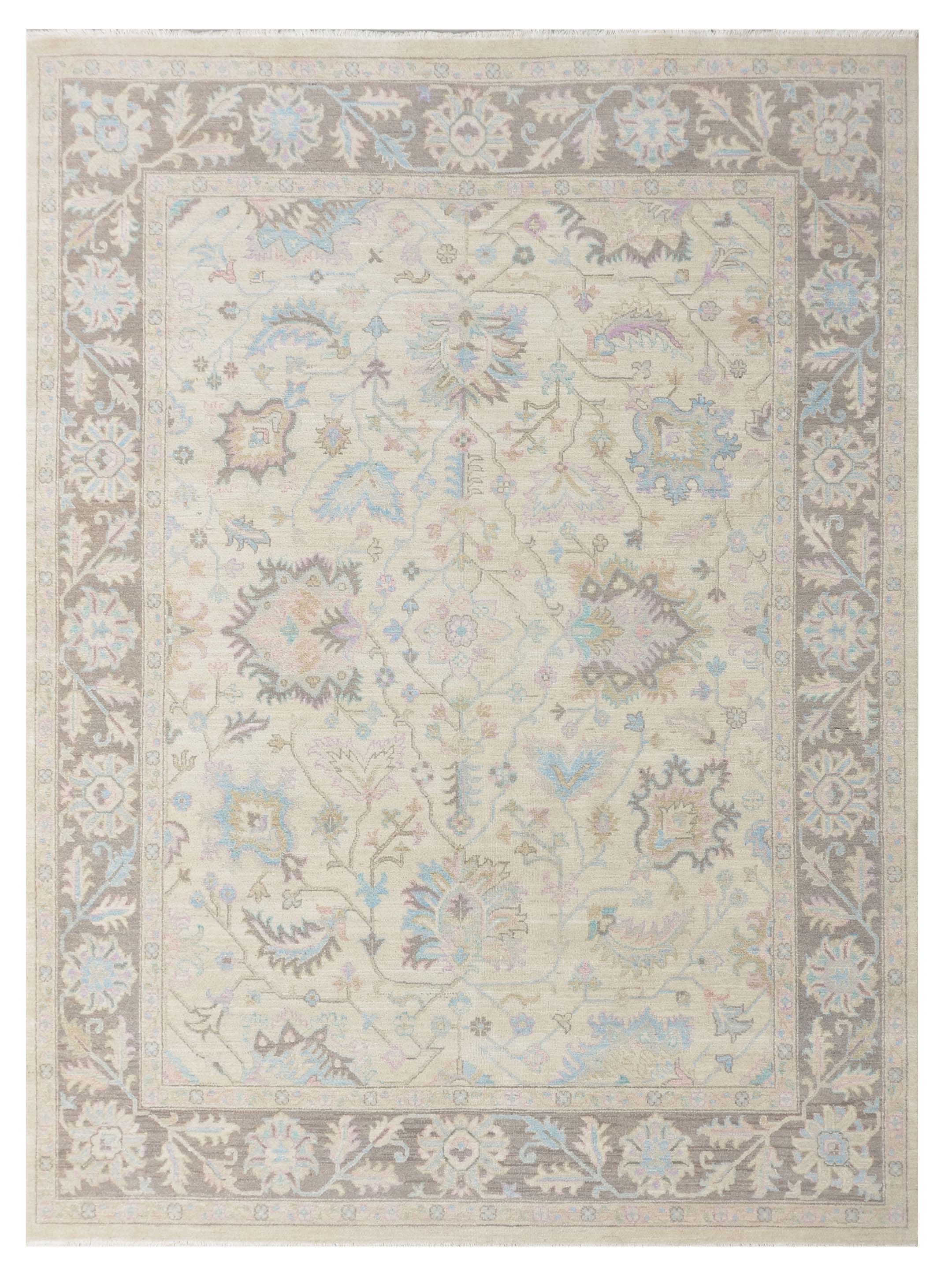 Ziegler Hand Knotted Ivory 8x10