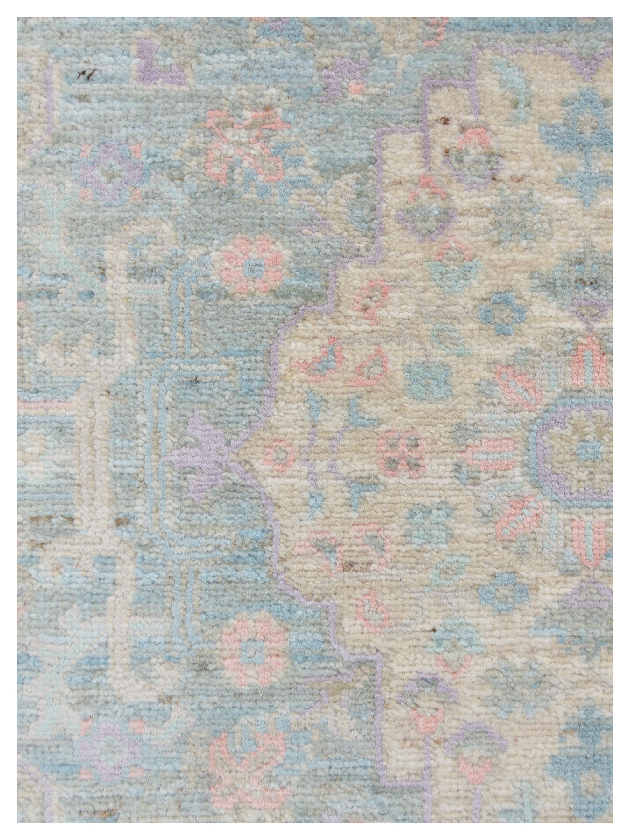 Ziegler Silk Route Hand Knotted Lt.Blue 8x10 - Image 3 of 5