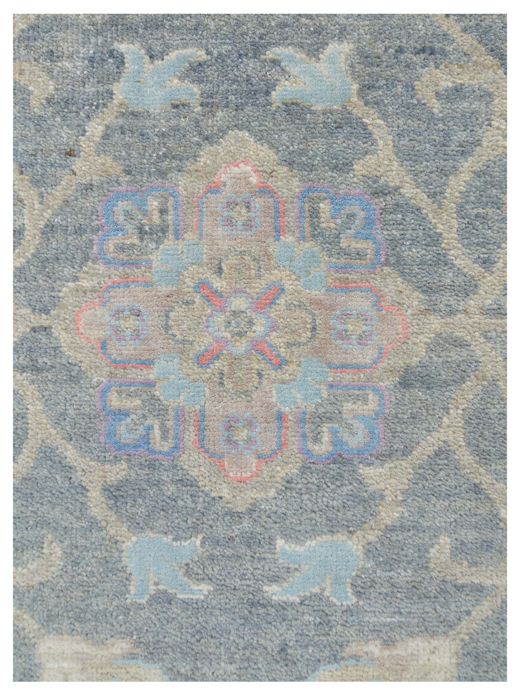Ziegler Silk Route Hand Knotted Grey 8x10 - Image 3 of 5