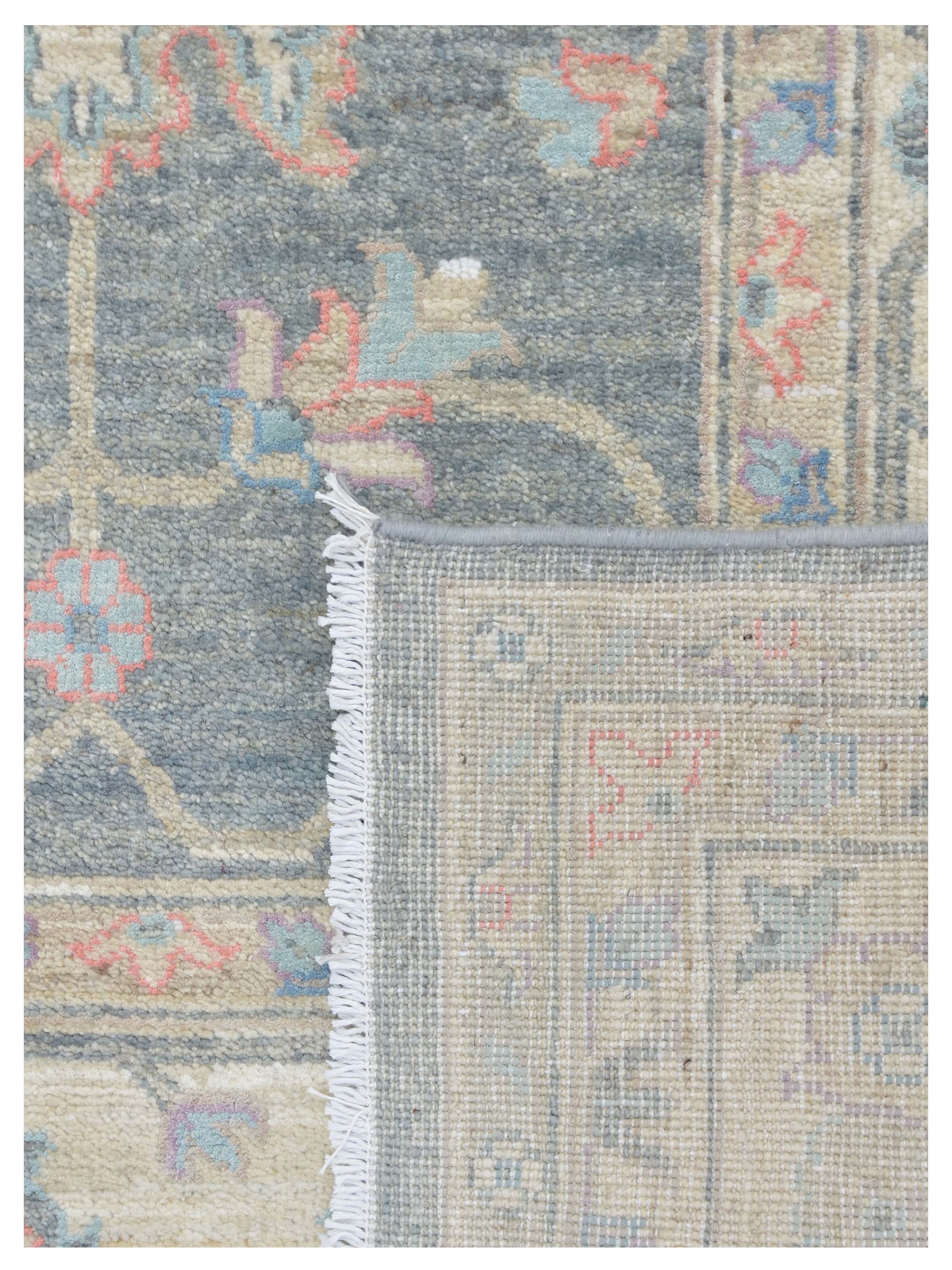Ziegler Silk Route Hand Knotted Grey 8x10 - Image 5 of 5