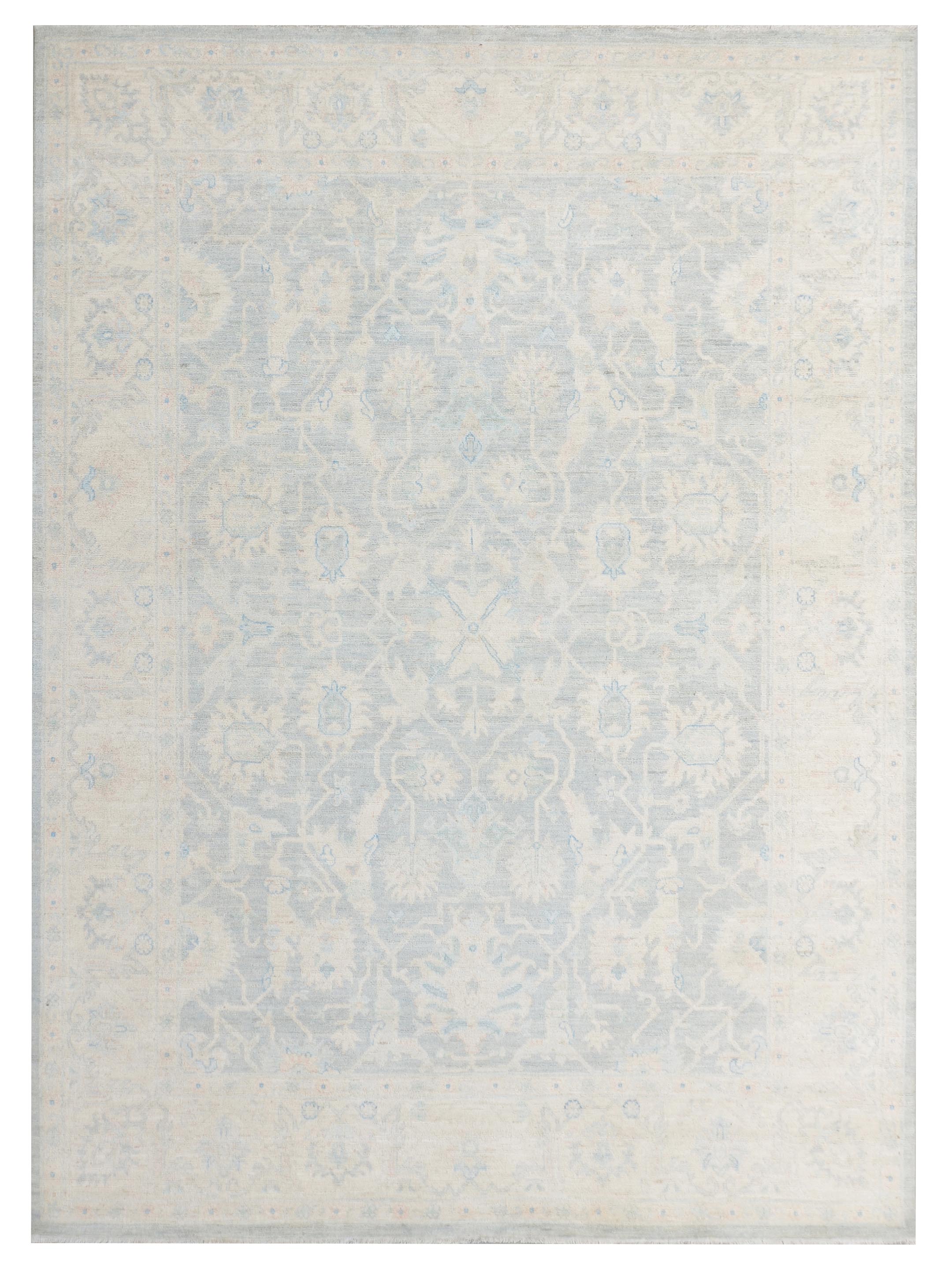 Ziegler Hand Knotted Grey 8x10