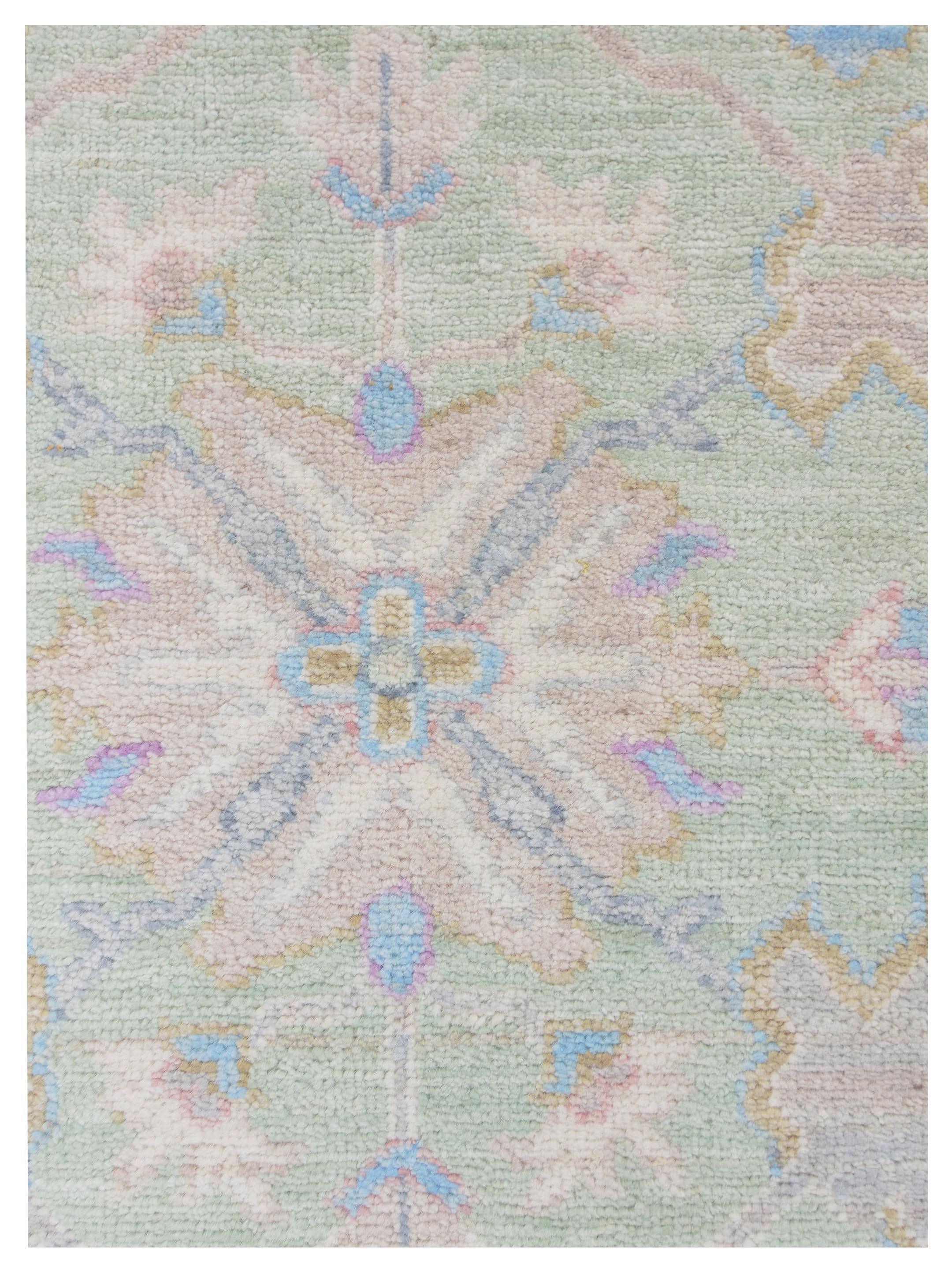 Ziegler Hand Knotted Lt.Green 8x10 - Image 3 of 5