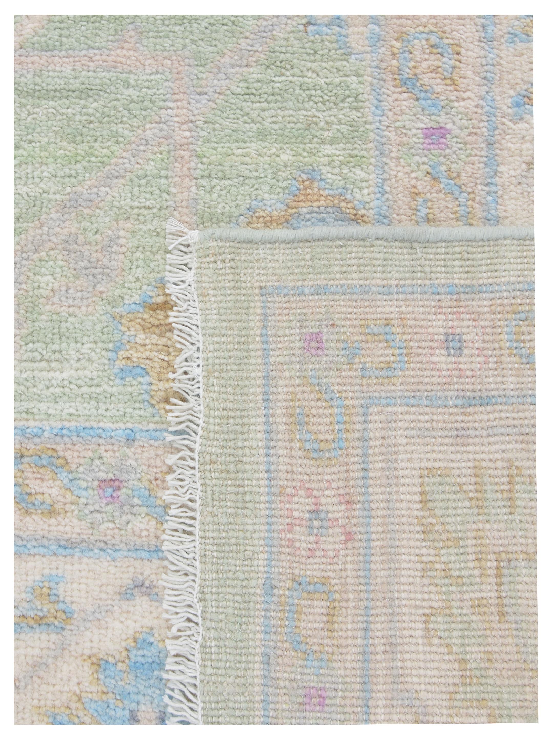 Ziegler Hand Knotted Lt.Green 8x10 - Image 5 of 5