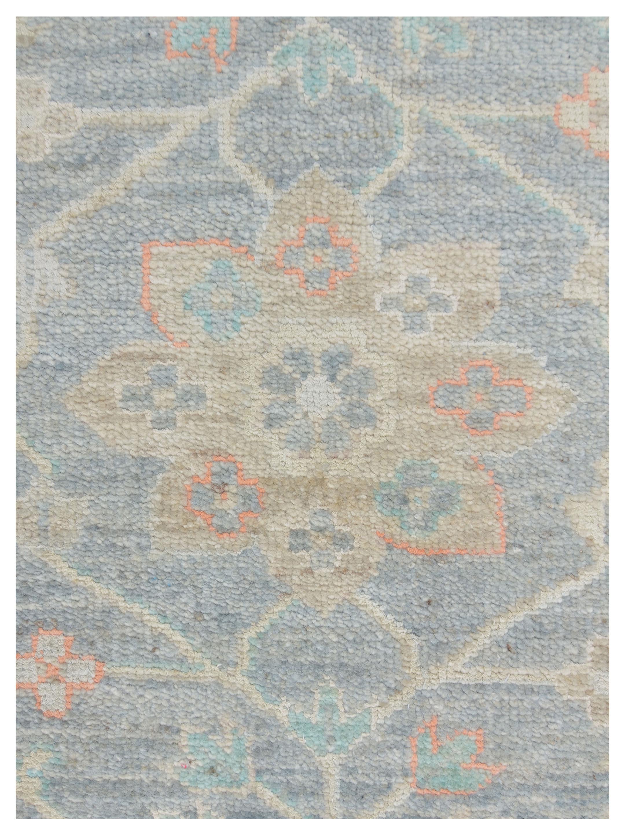 Ziegler Silk Route Hand Knotted Grey 8x10 - Image 3 of 5