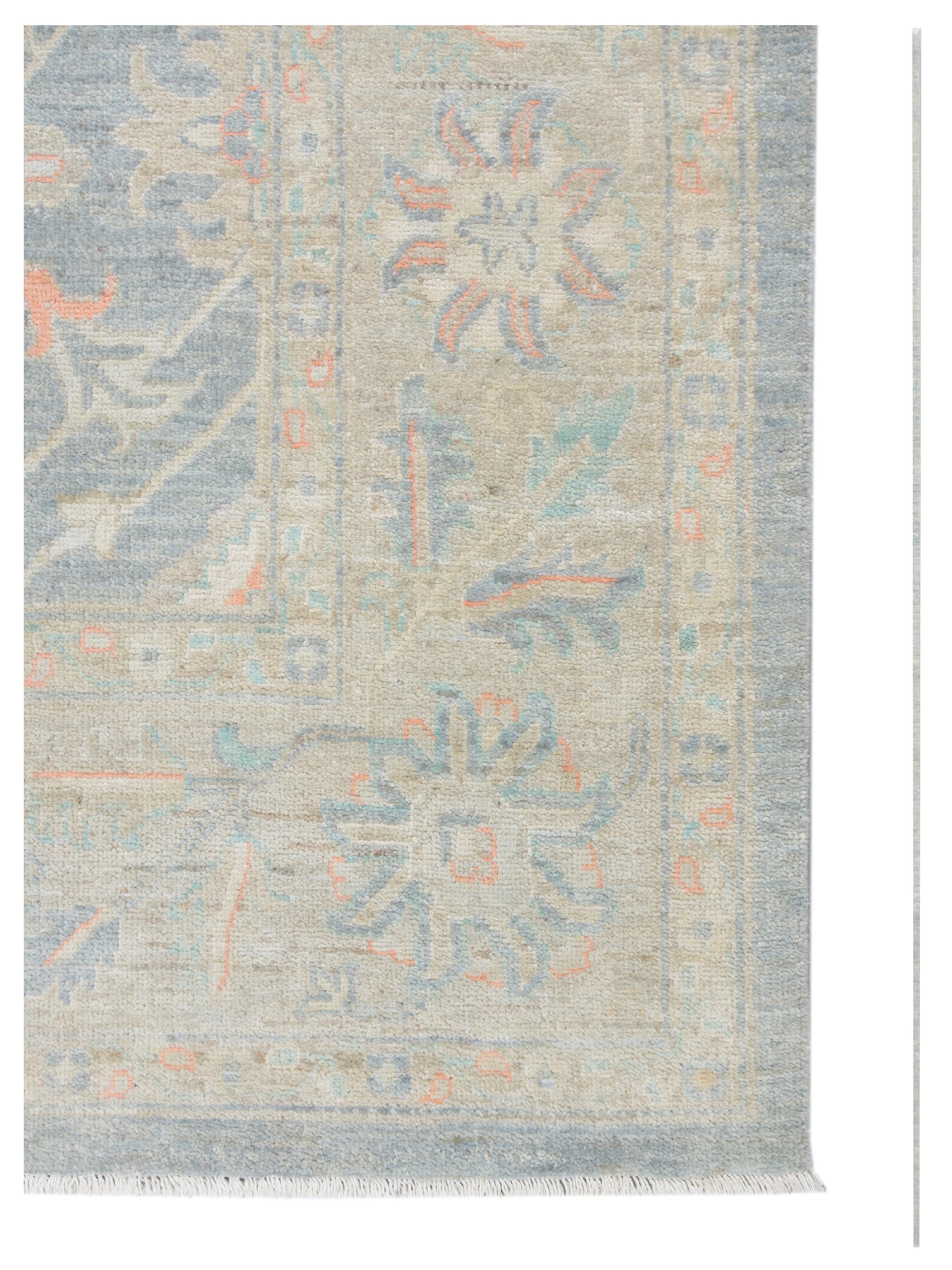 Ziegler Silk Route Hand Knotted Grey 8x10 - Image 4 of 5