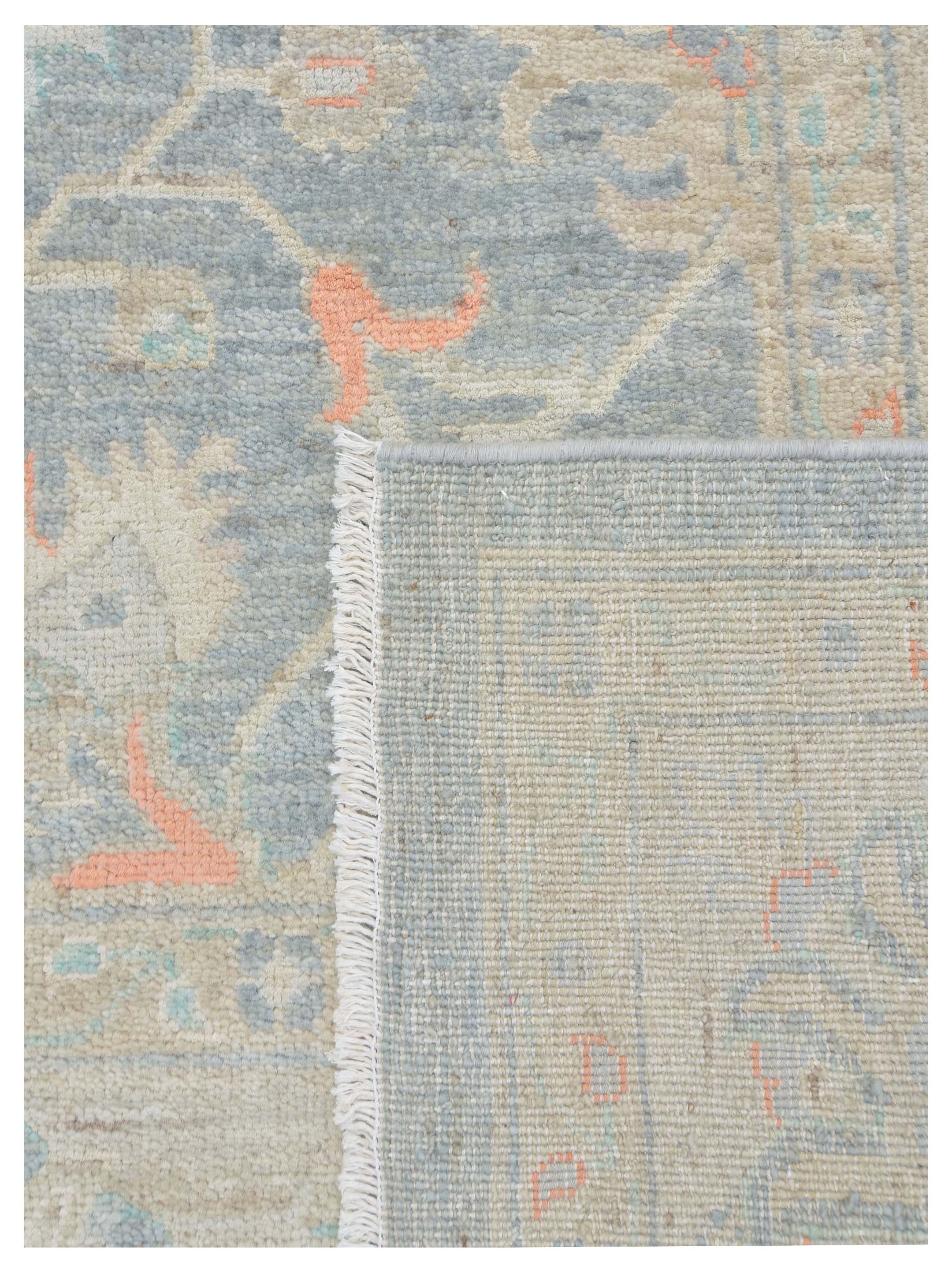 Ziegler Silk Route Hand Knotted Grey 8x10 - Image 5 of 5