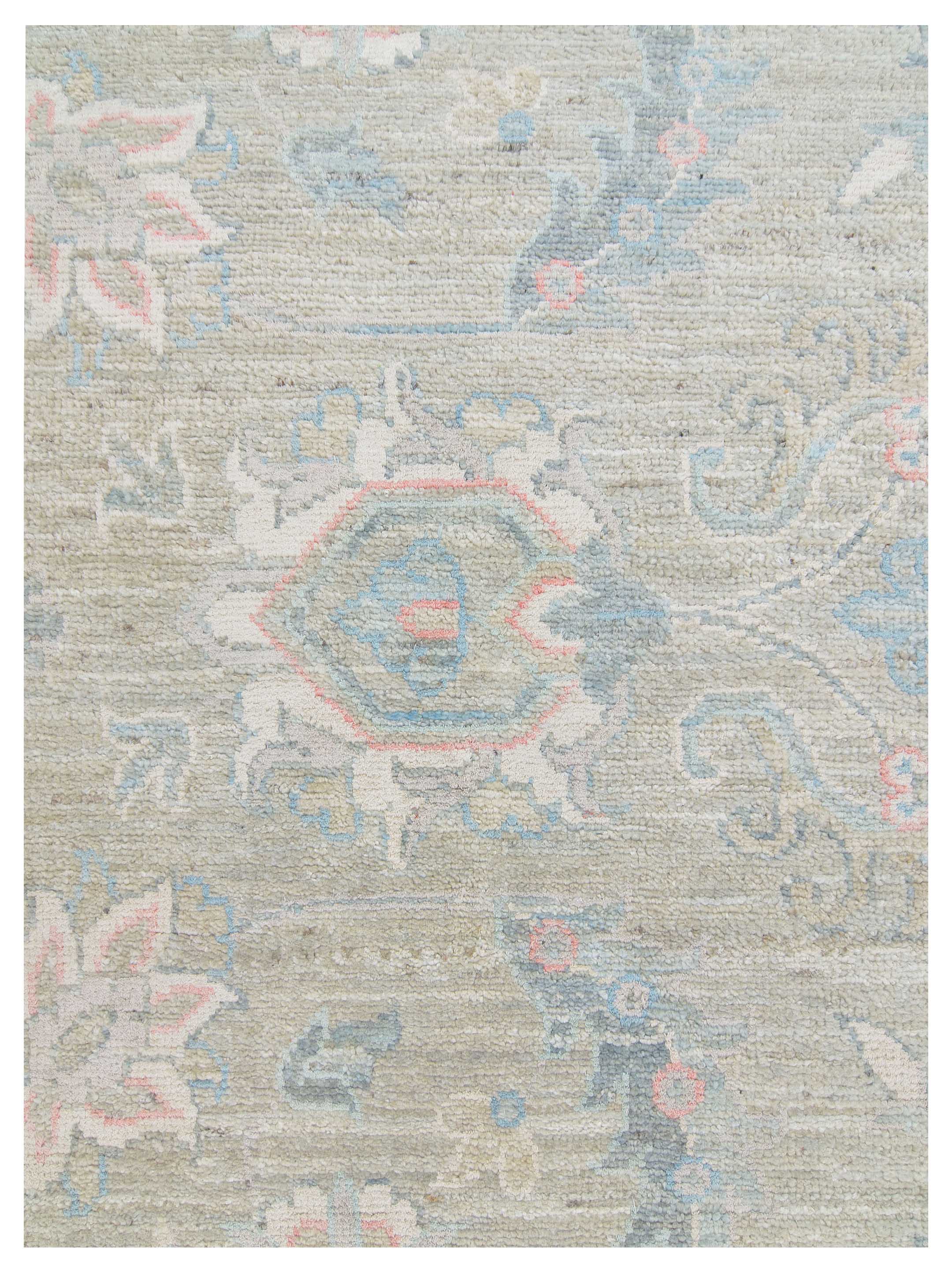 Ziegler Silk Route Hand Knotted Grey 9x12 - Image 3 of 5