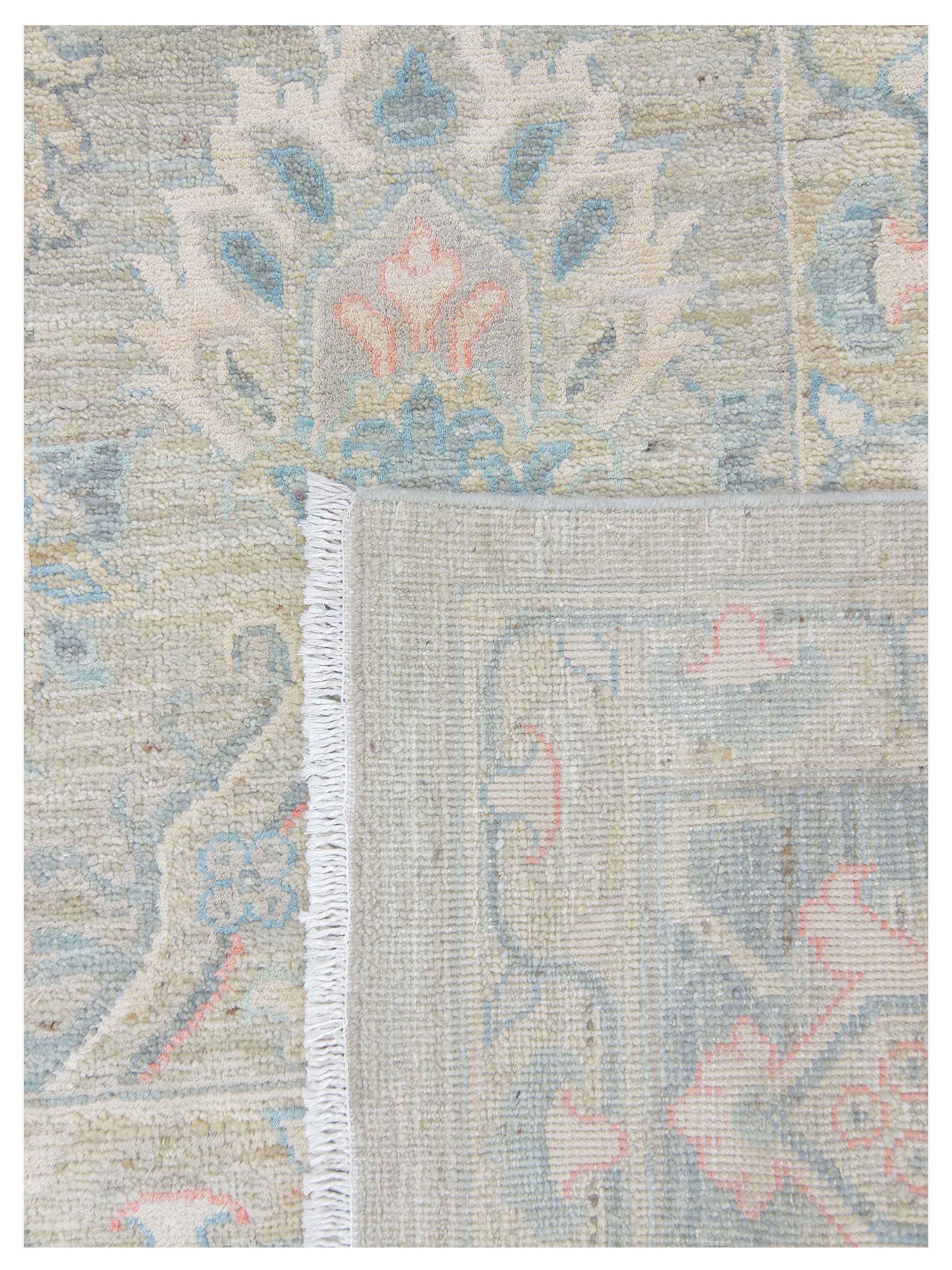 Ziegler Silk Route Hand Knotted Grey 9x12 - Image 5 of 5
