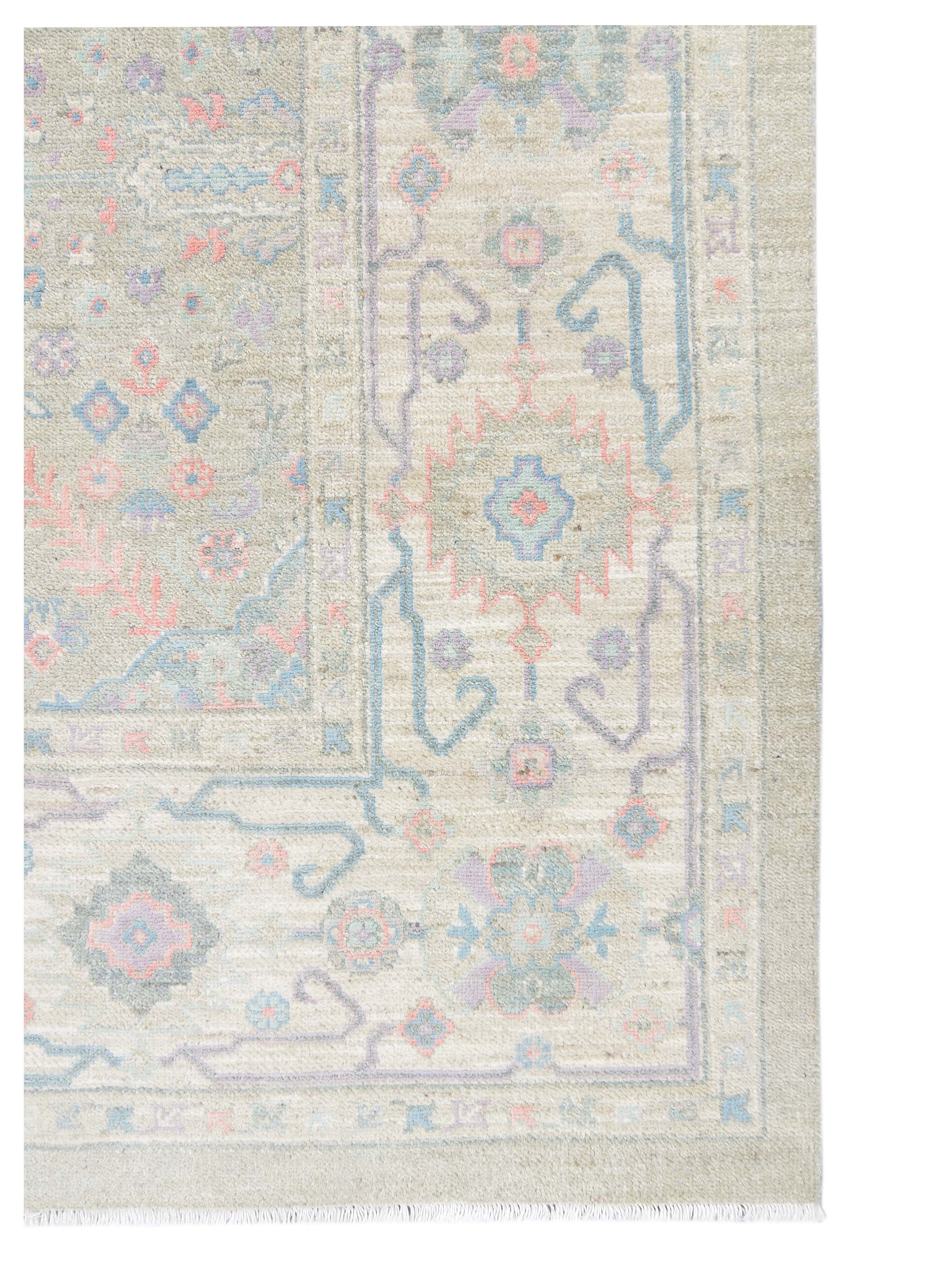 Ziegler Silk Route Hand Knotted Grey 9x12 - Image 4 of 5