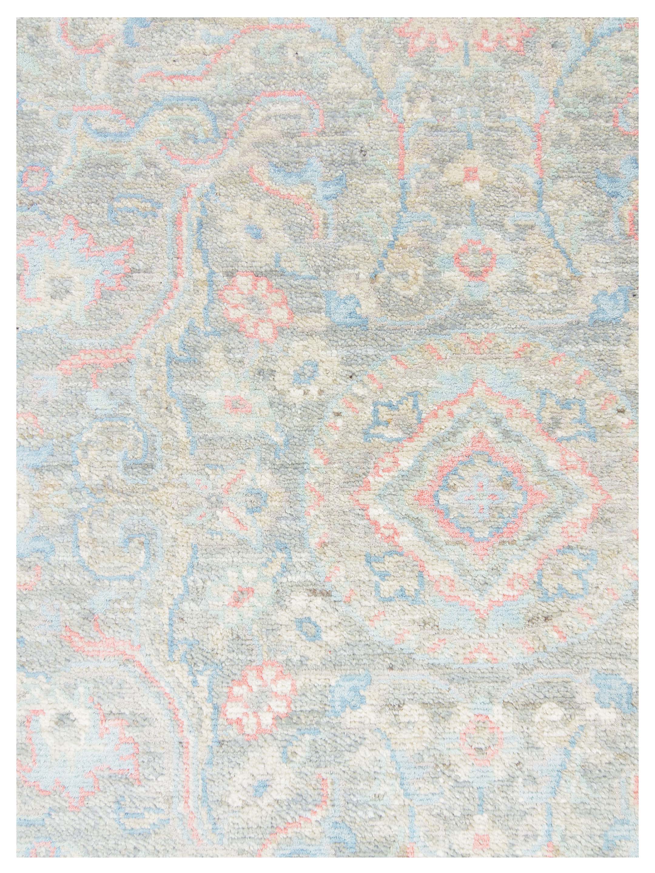Ziegler Silk Route Hand Knotted Grey 9x12 - Image 3 of 5