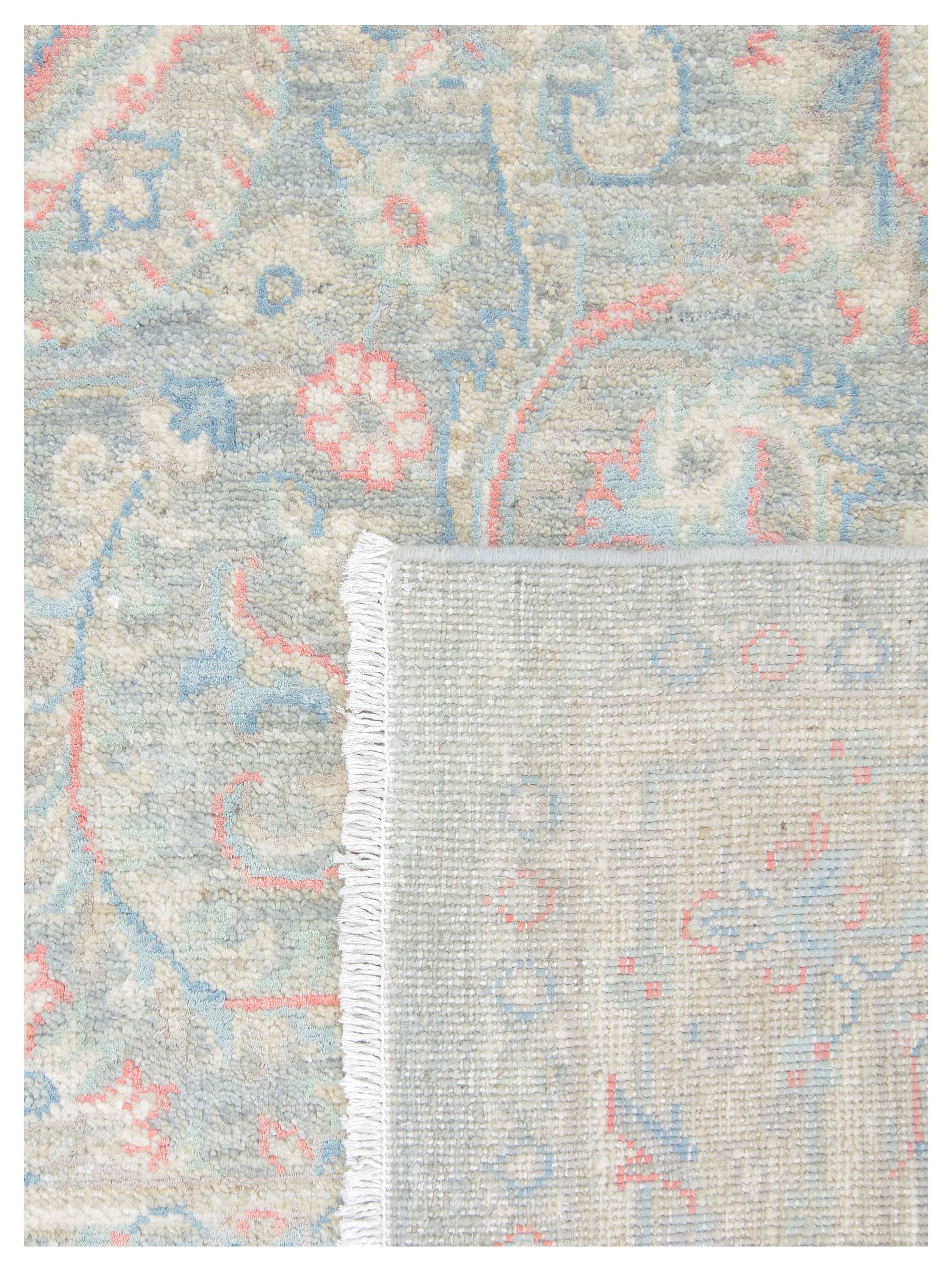 Ziegler Silk Route Hand Knotted Grey 9x12 - Image 5 of 5