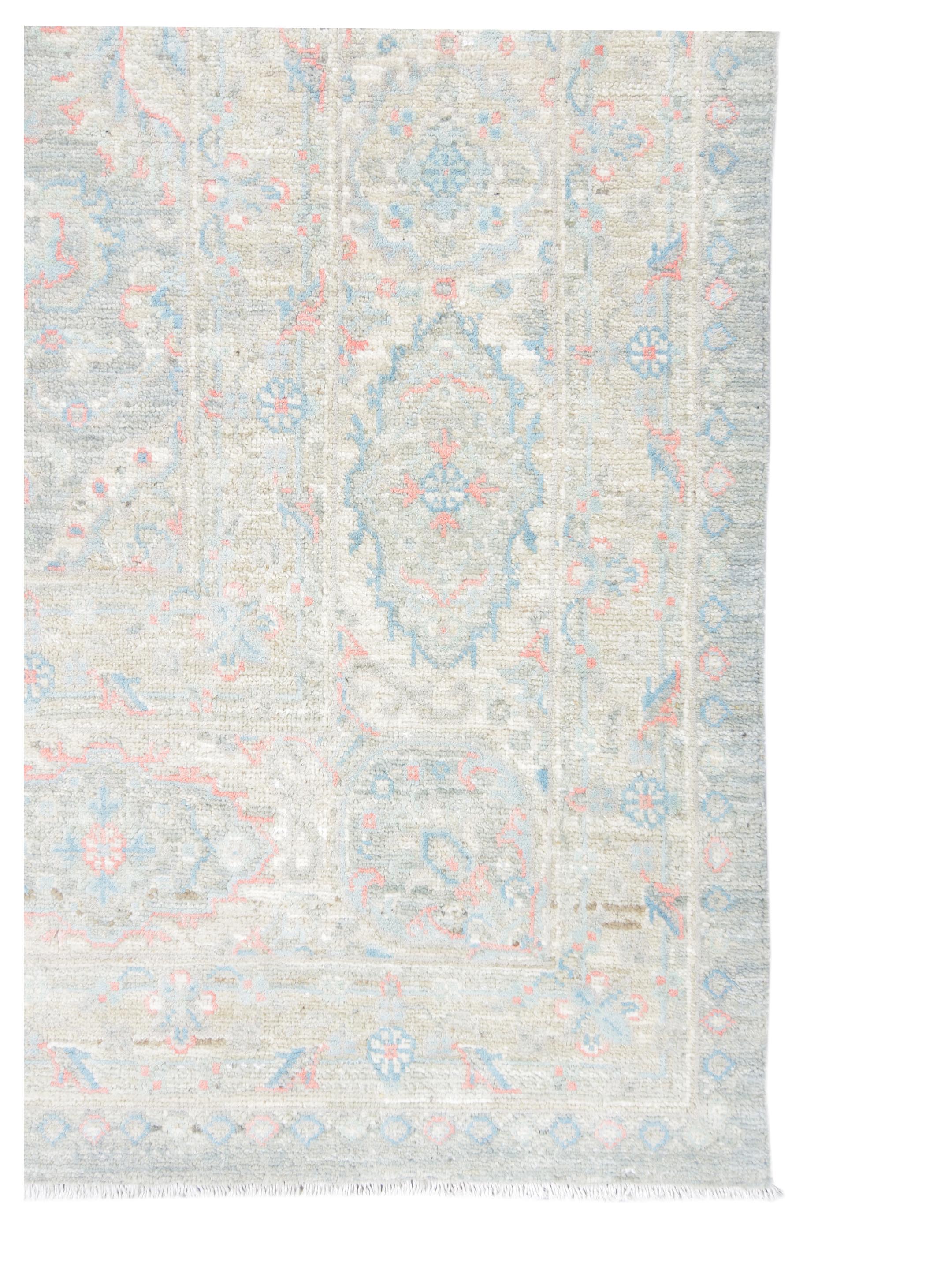 Ziegler Silk Route Hand Knotted Grey 9x12 - Image 4 of 5