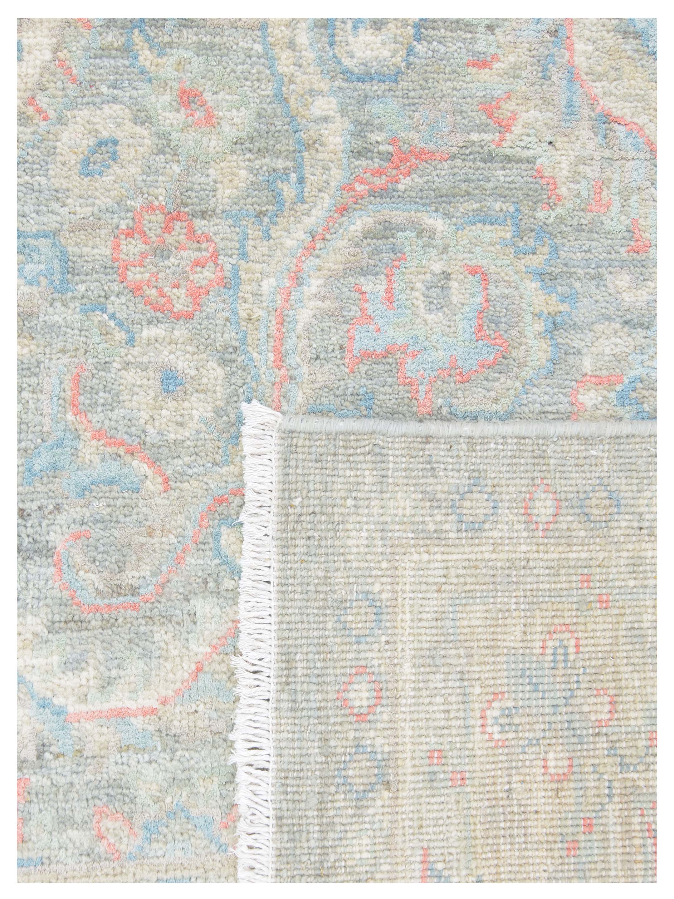 Ziegler Silk Route Hand Knotted Grey 9x12 - Image 5 of 5