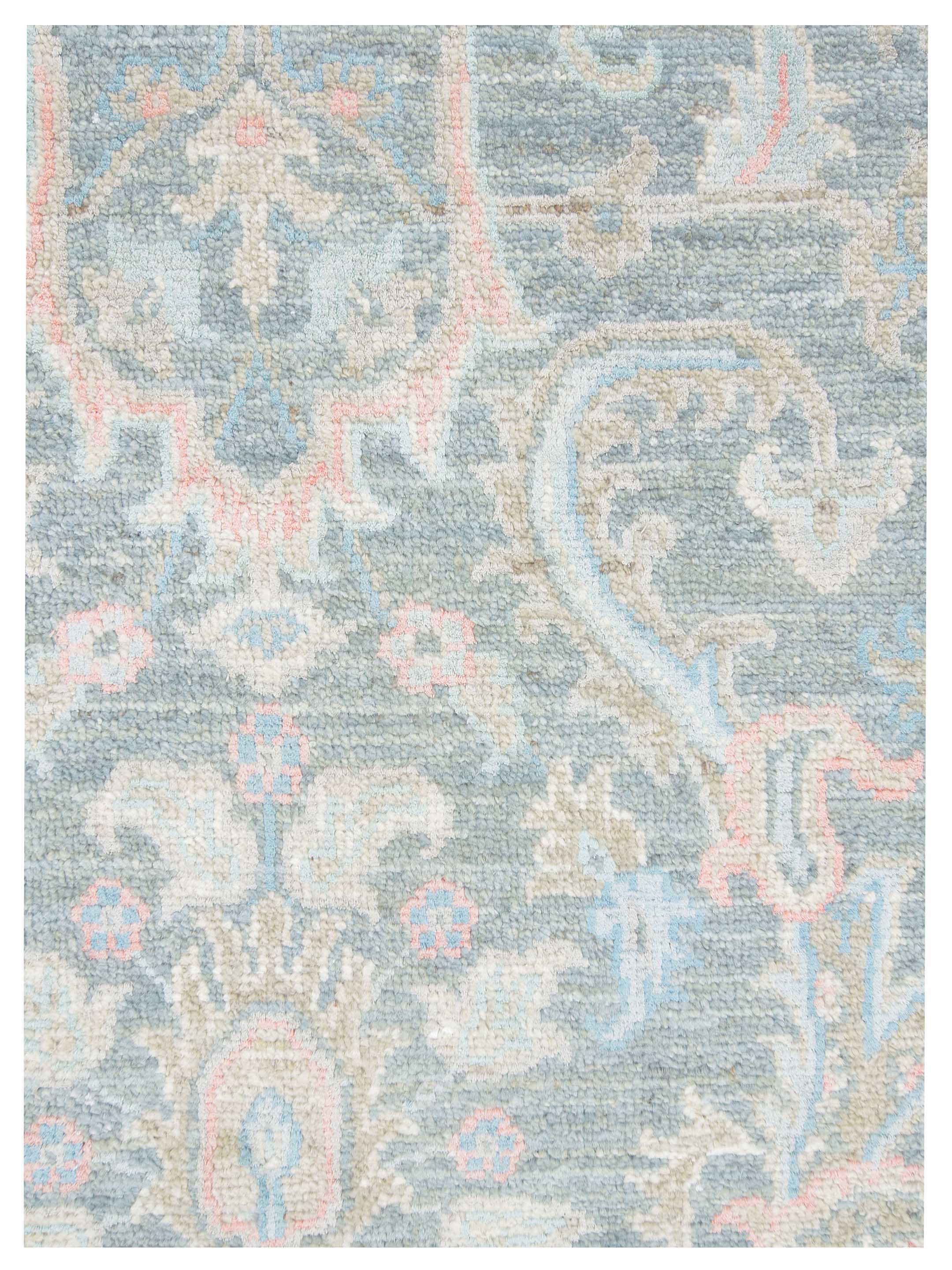 Ziegler Silk Route Hand Knotted Grey 8x10 - Image 3 of 5