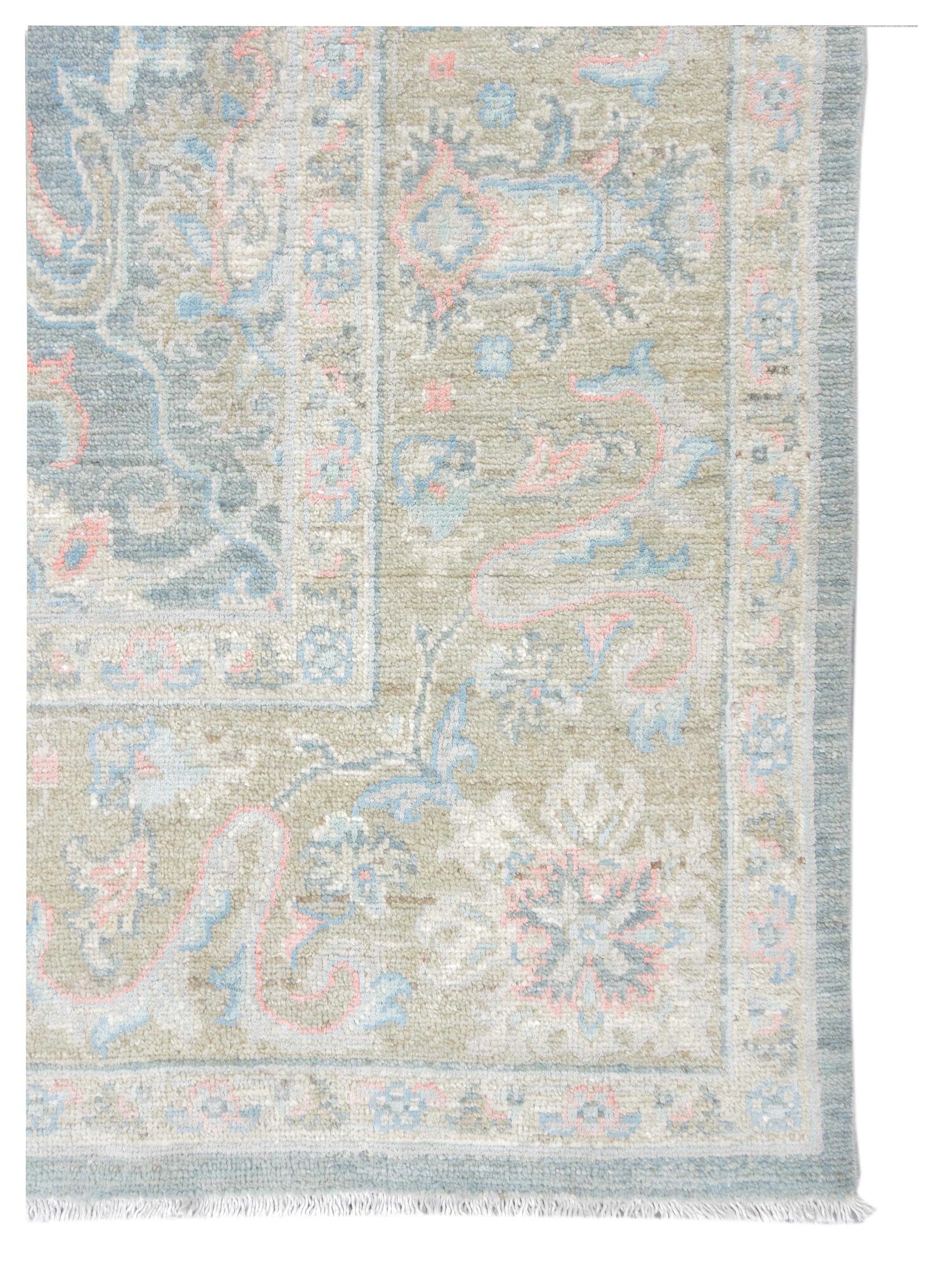 Ziegler Silk Route Hand Knotted Grey 8x10 - Image 4 of 5