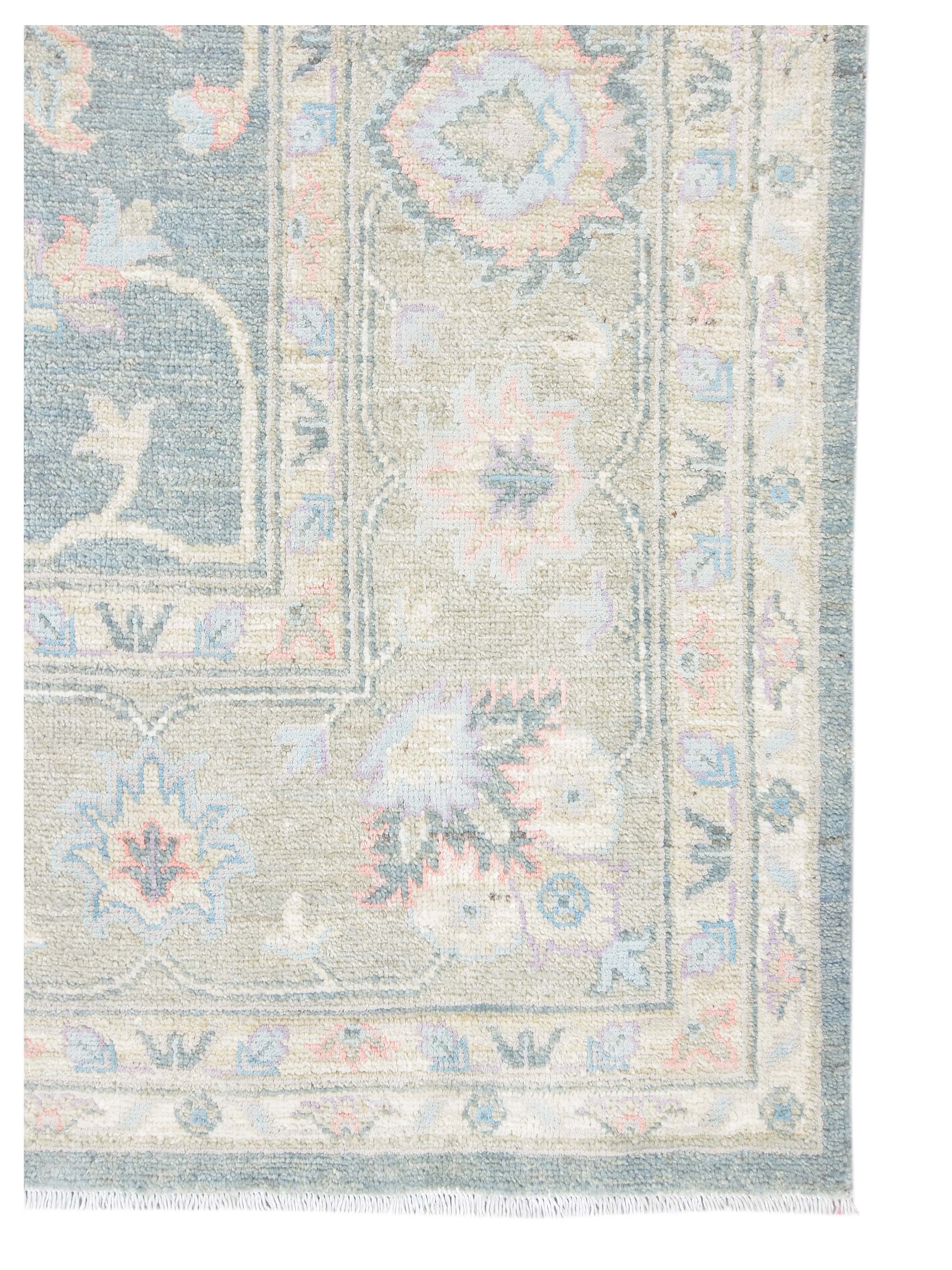 Ziegler Silk Route Hand Knotted Grey 8x10 - Image 4 of 5
