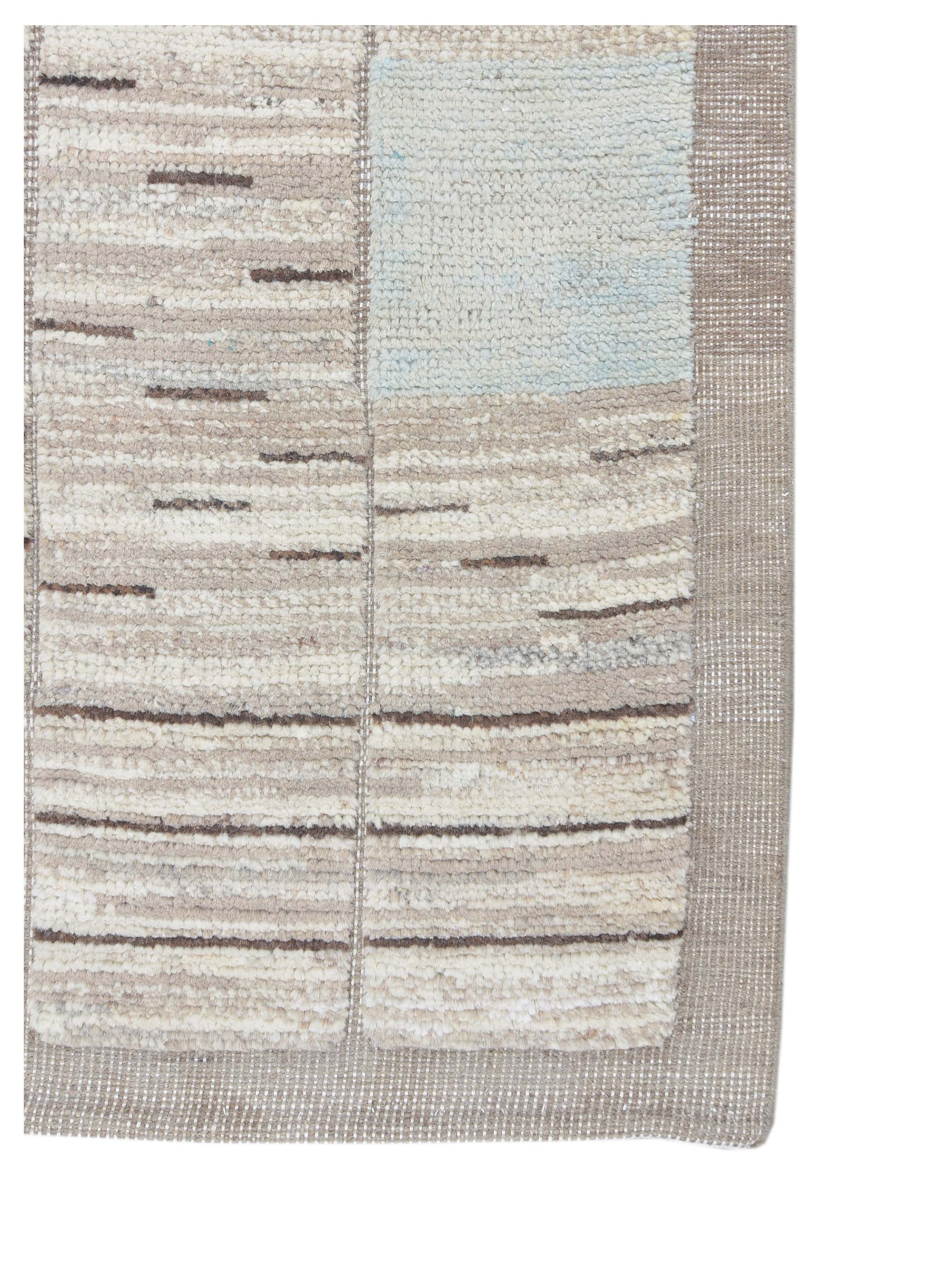 Moroccan Hand Knotted Natural 8x10 - Image 4 of 5