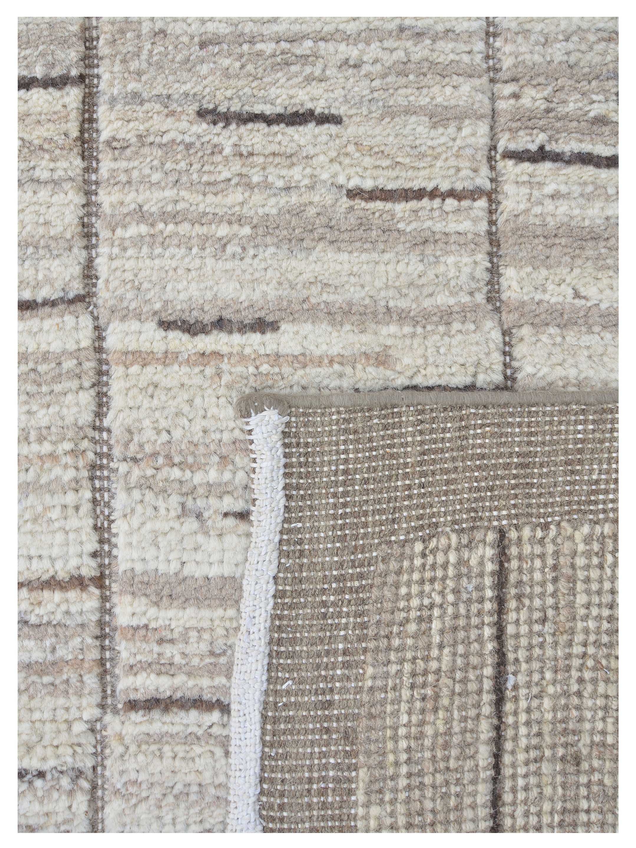Moroccan Hand Knotted Natural 8x10 - Image 5 of 5
