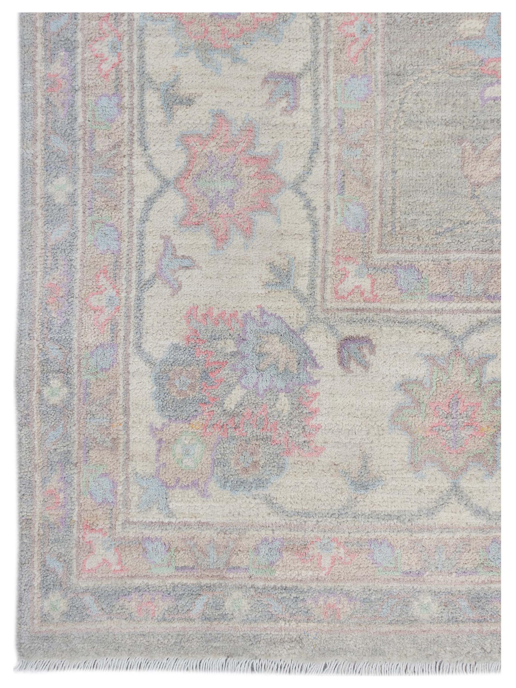 Ziegler Silk Route Hand Knotted Lt.Grey 8x10 - Image 4 of 5