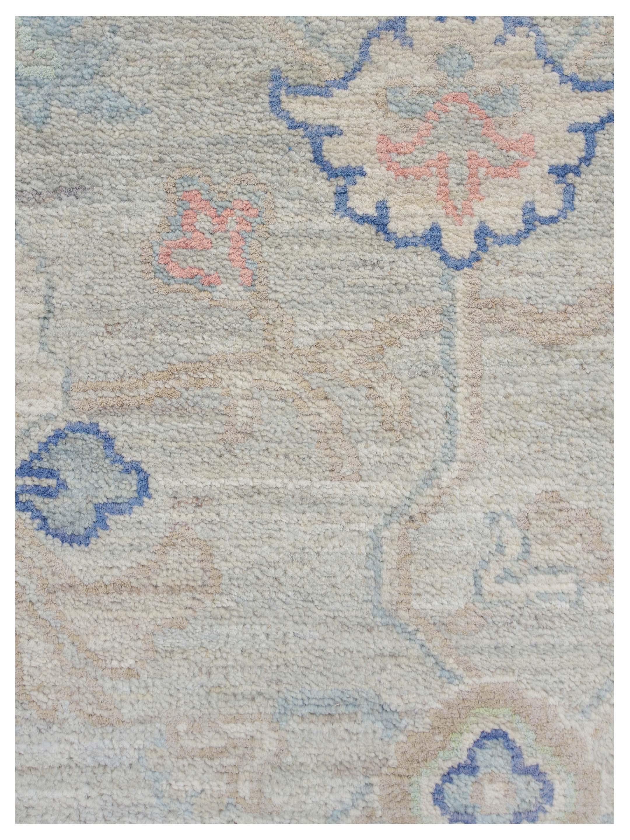 Ziegler Silk Route Hand Knotted Lt.Grey 8x10 - Image 3 of 5