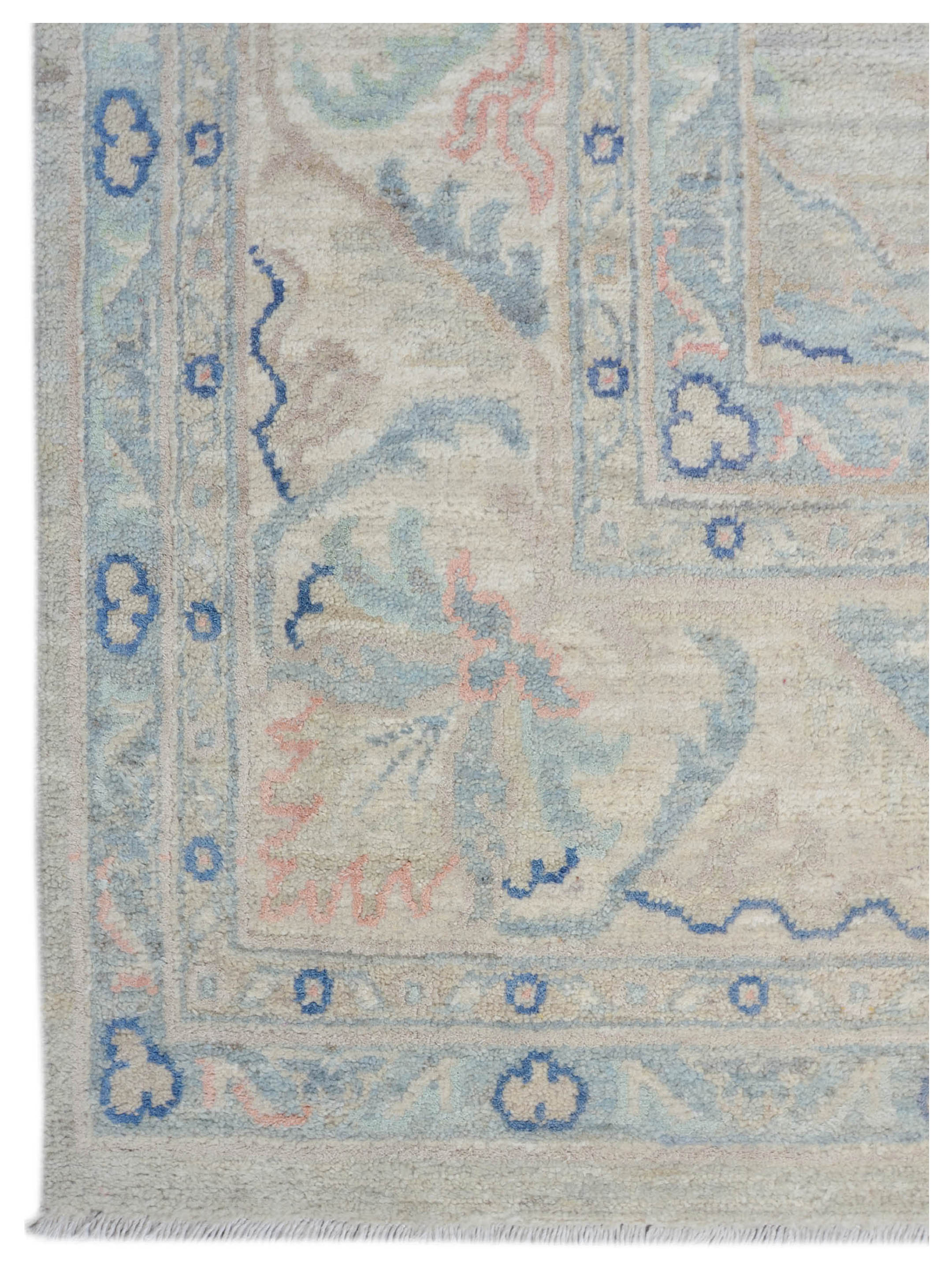 Ziegler Silk Route Hand Knotted Lt.Grey 8x10 - Image 4 of 5