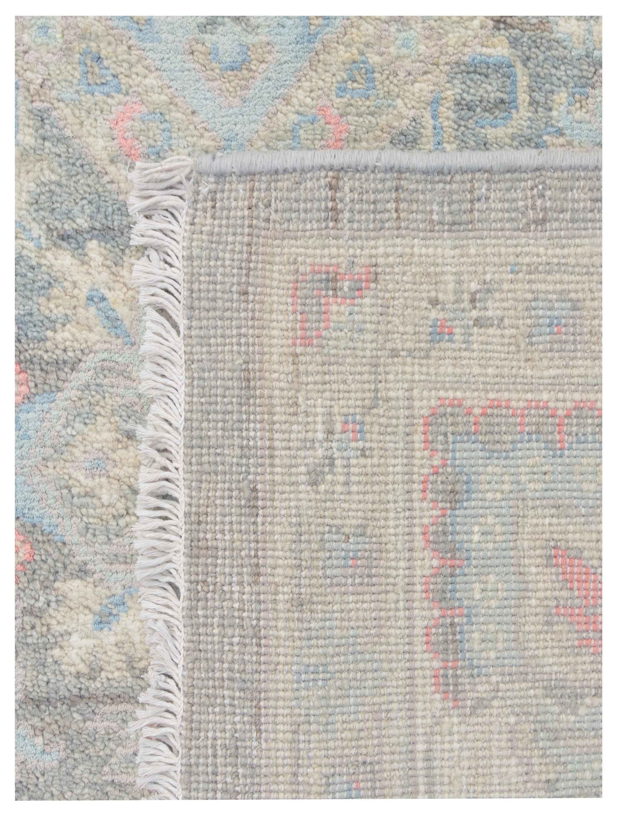 Ziegler Silk Route Hand Knotted Teal 8x10 - Image 5 of 5