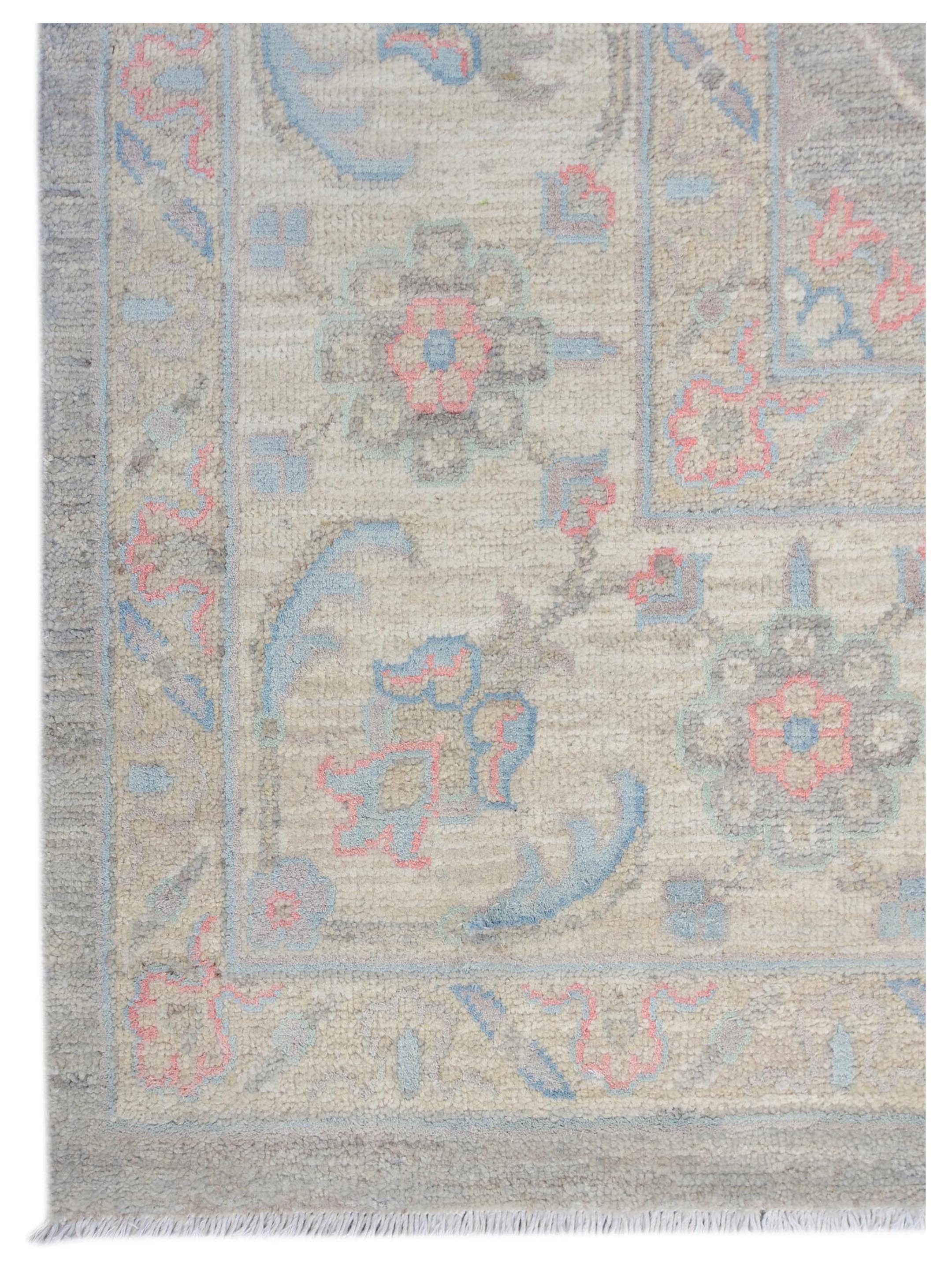 Ziegler Silk Route Hand Knotted Grey 8x10 - Image 4 of 5