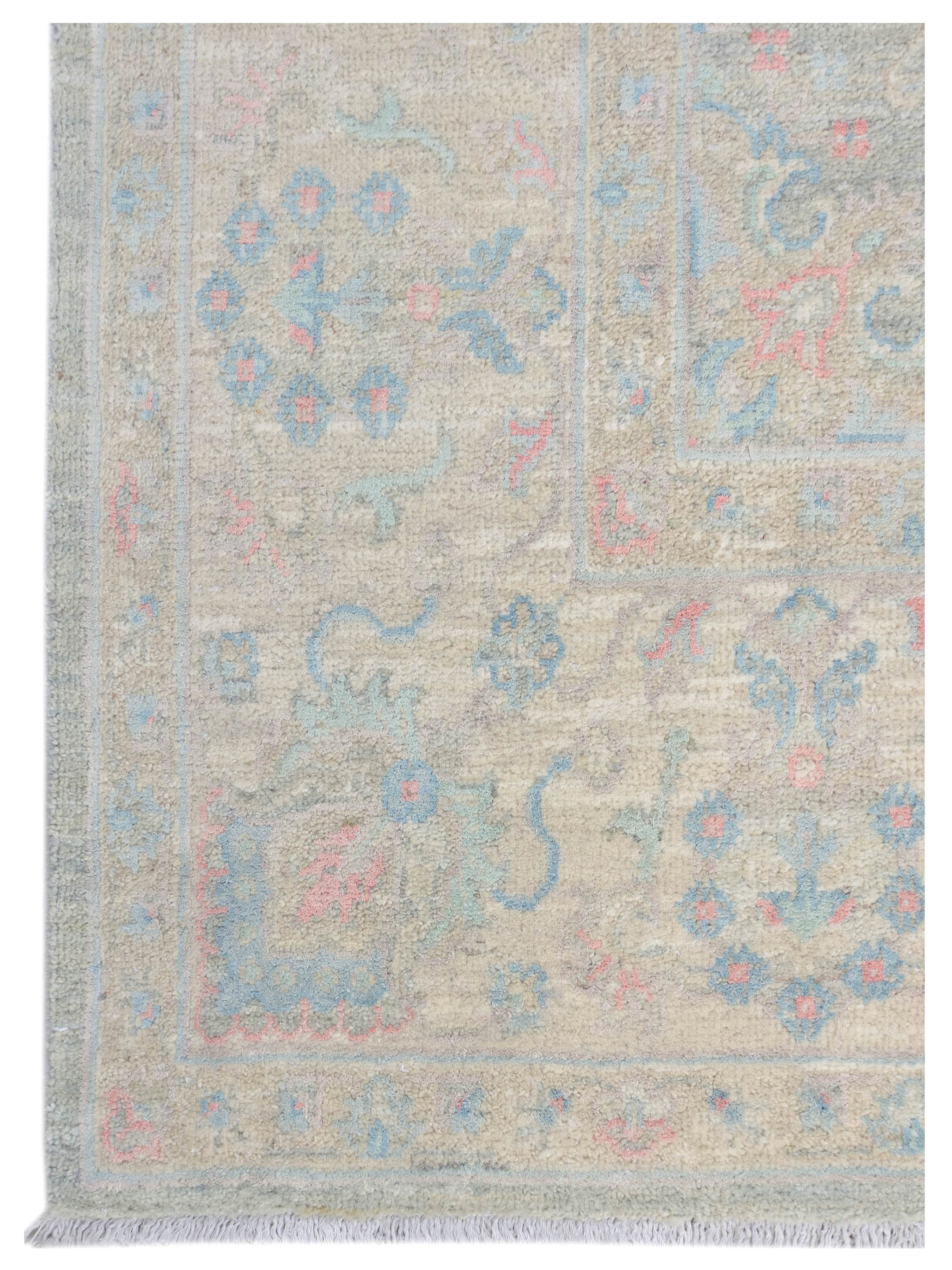Ziegler Silk Route Hand Knotted Lt.Grey 8x10 - Image 4 of 5