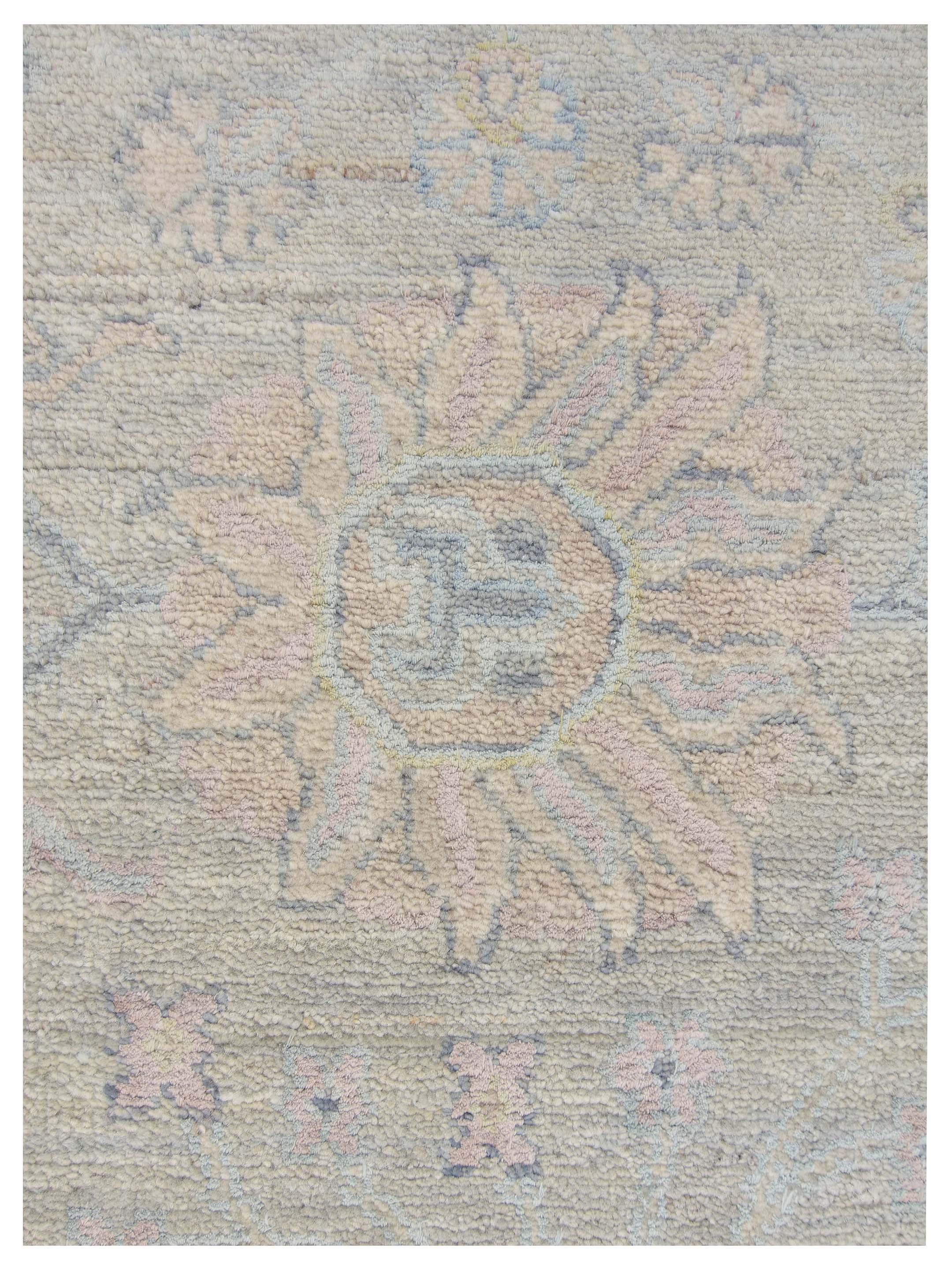 Ziegler Silk Route Hand Knotted Lt.Grey 8x10 - Image 3 of 5