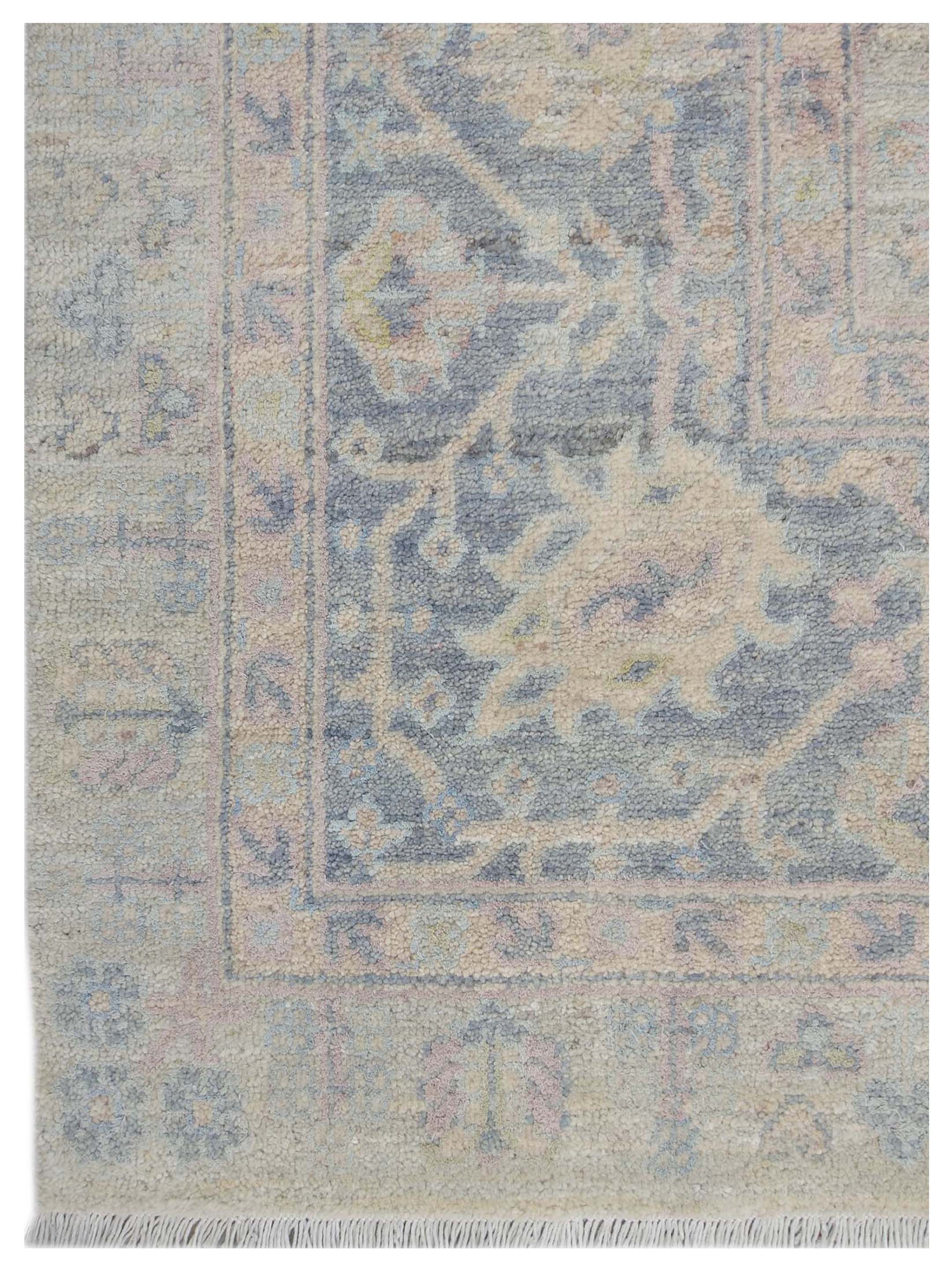 Ziegler Silk Route Hand Knotted Lt.Grey 8x10 - Image 4 of 5
