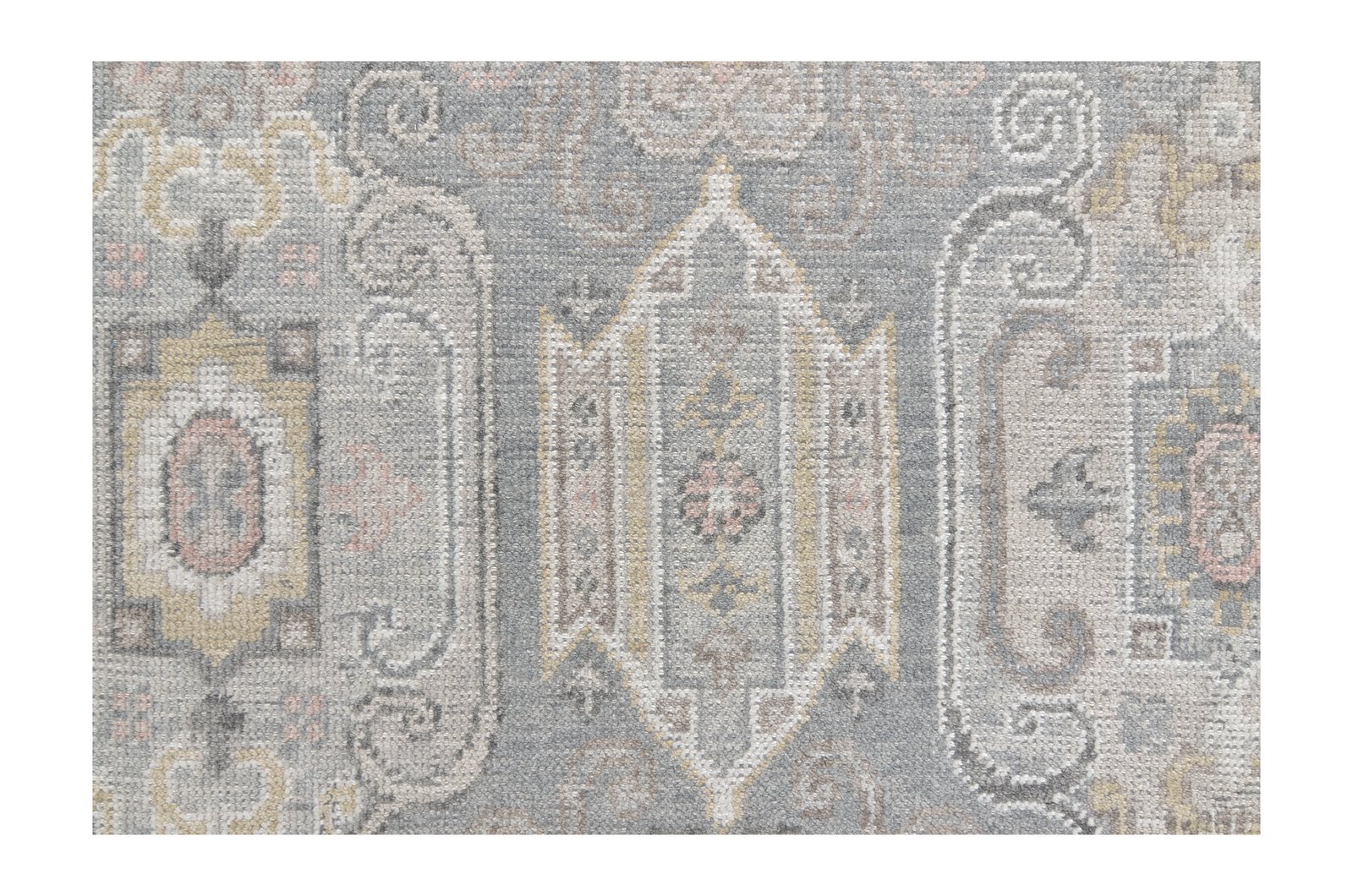 Ushak Hand Knotted Grey 10x14 - Image 4 of 6