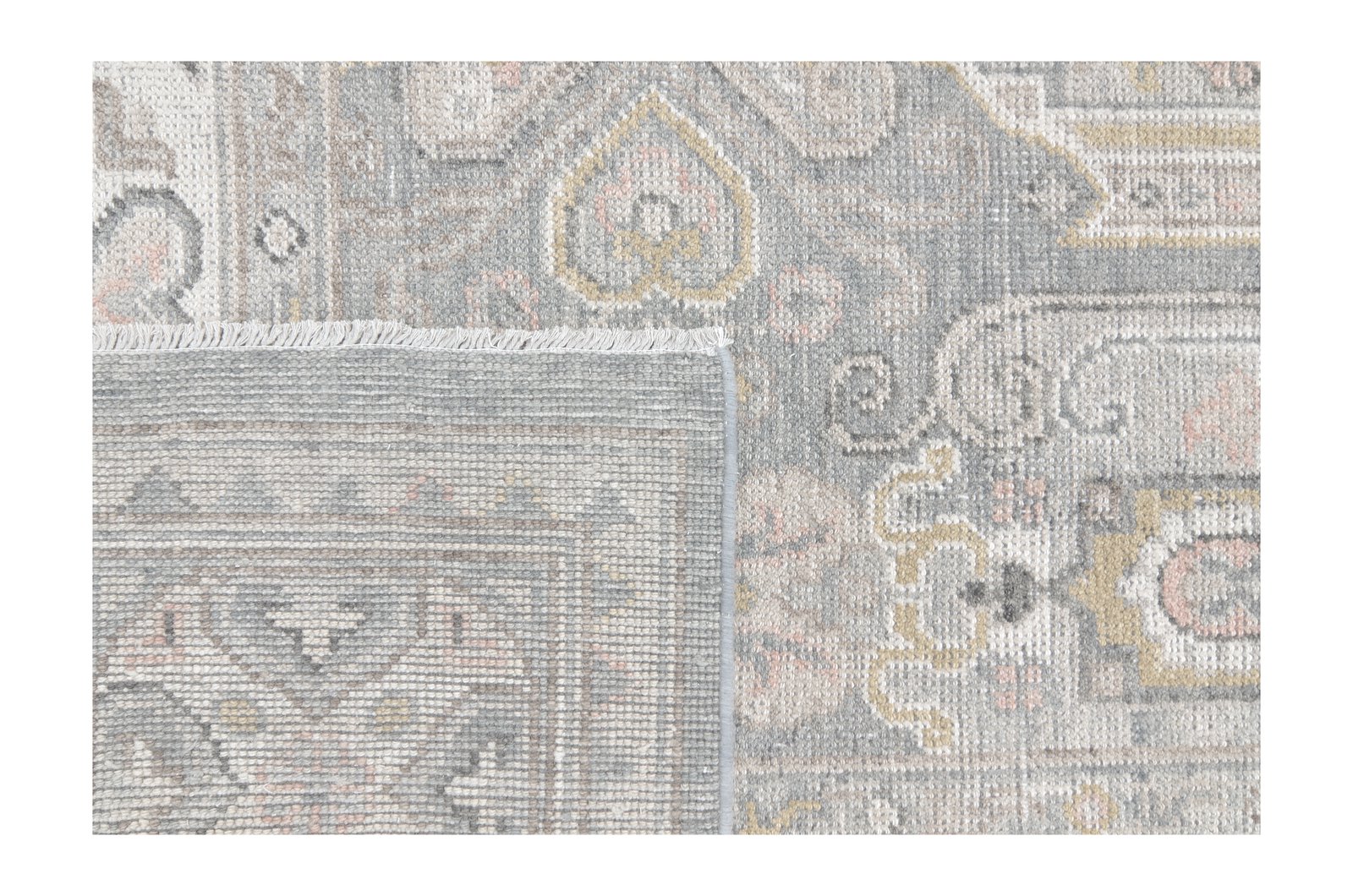 Ushak Hand Knotted Grey 10x14 - Image 5 of 6