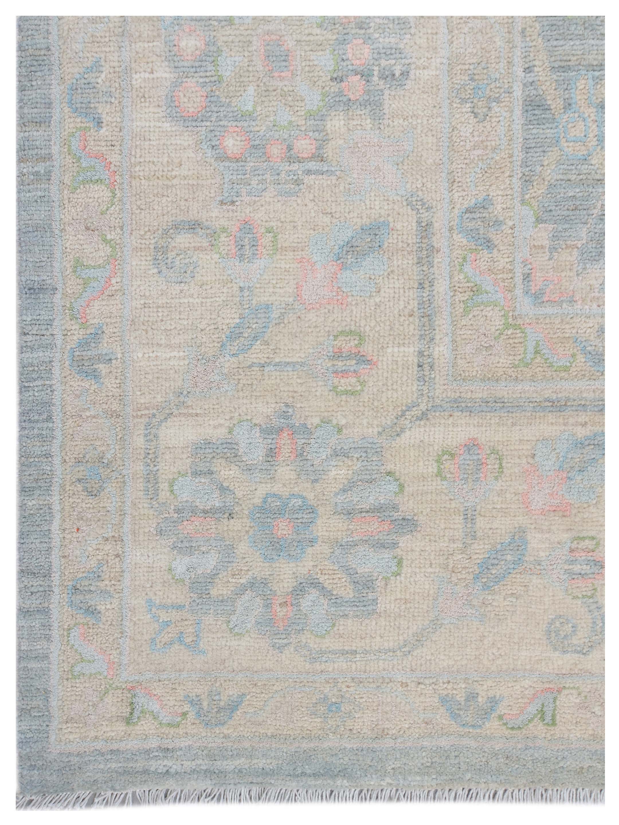 Ziegler Silk Route Hand Knotted Grey 9x12 - Image 4 of 5