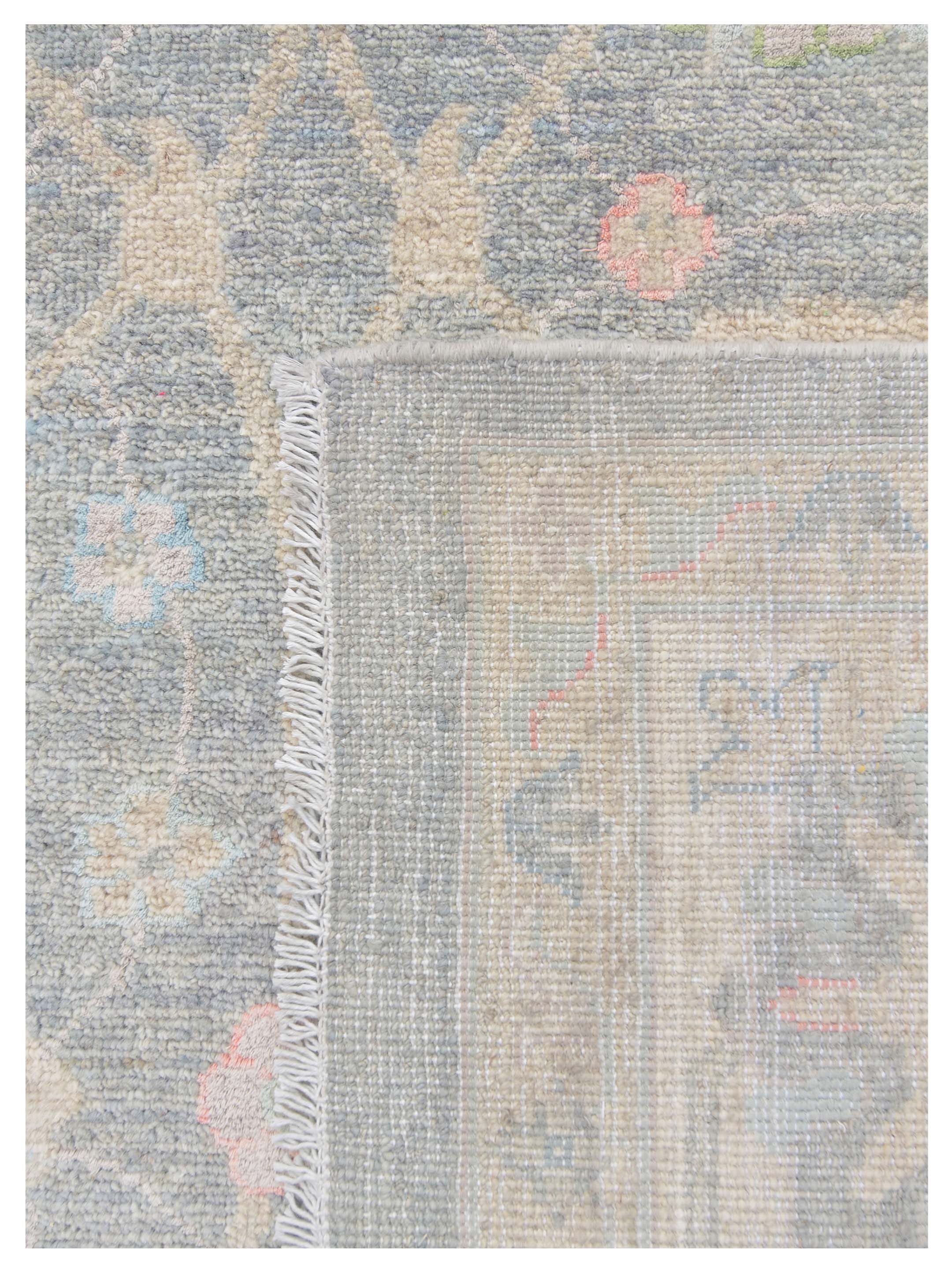 Ziegler Silk Route Hand Knotted Grey 9x12 - Image 5 of 5