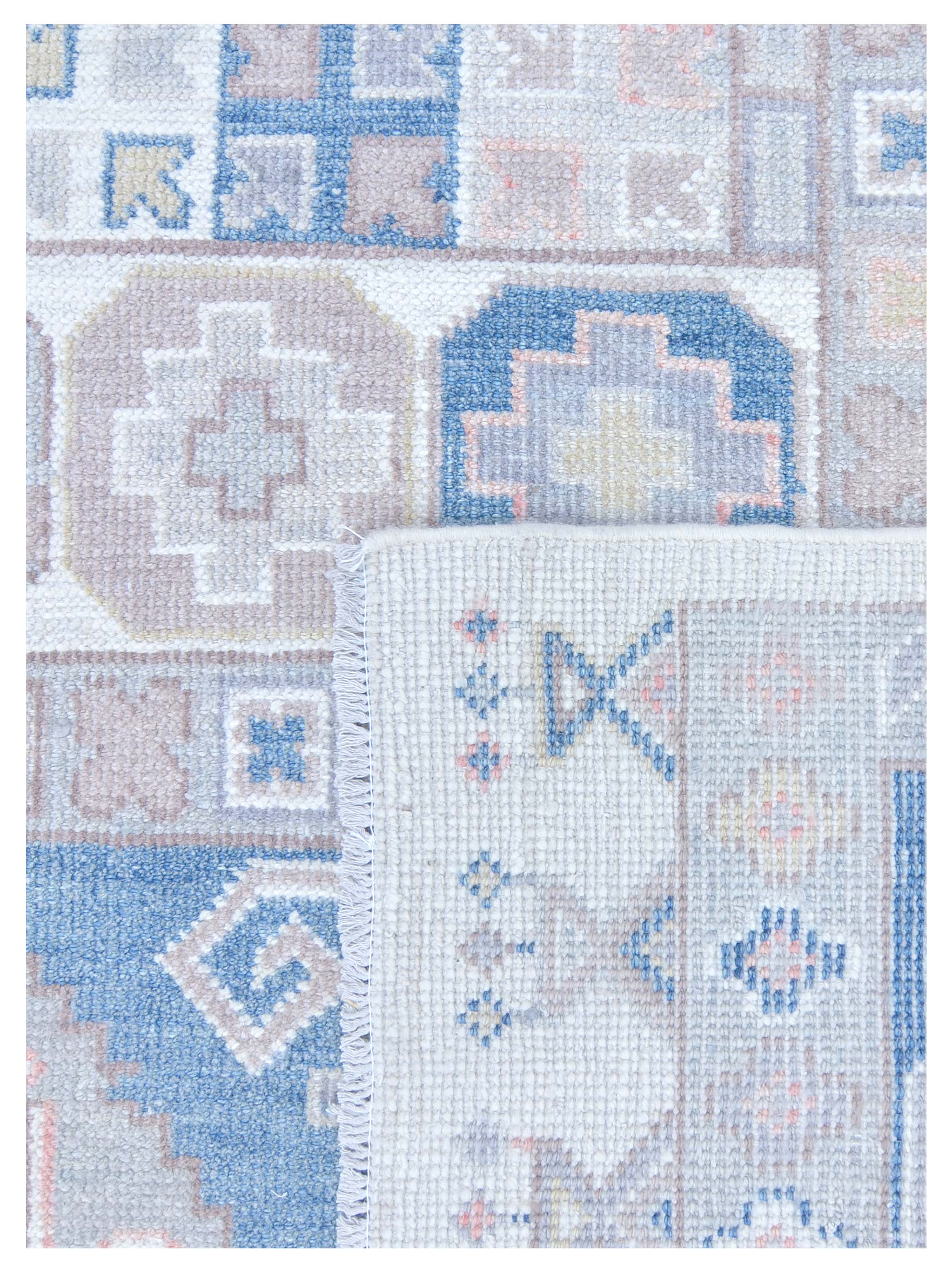 Ushak Hand Knotted Ivory 8x10 - Image 4 of 4
