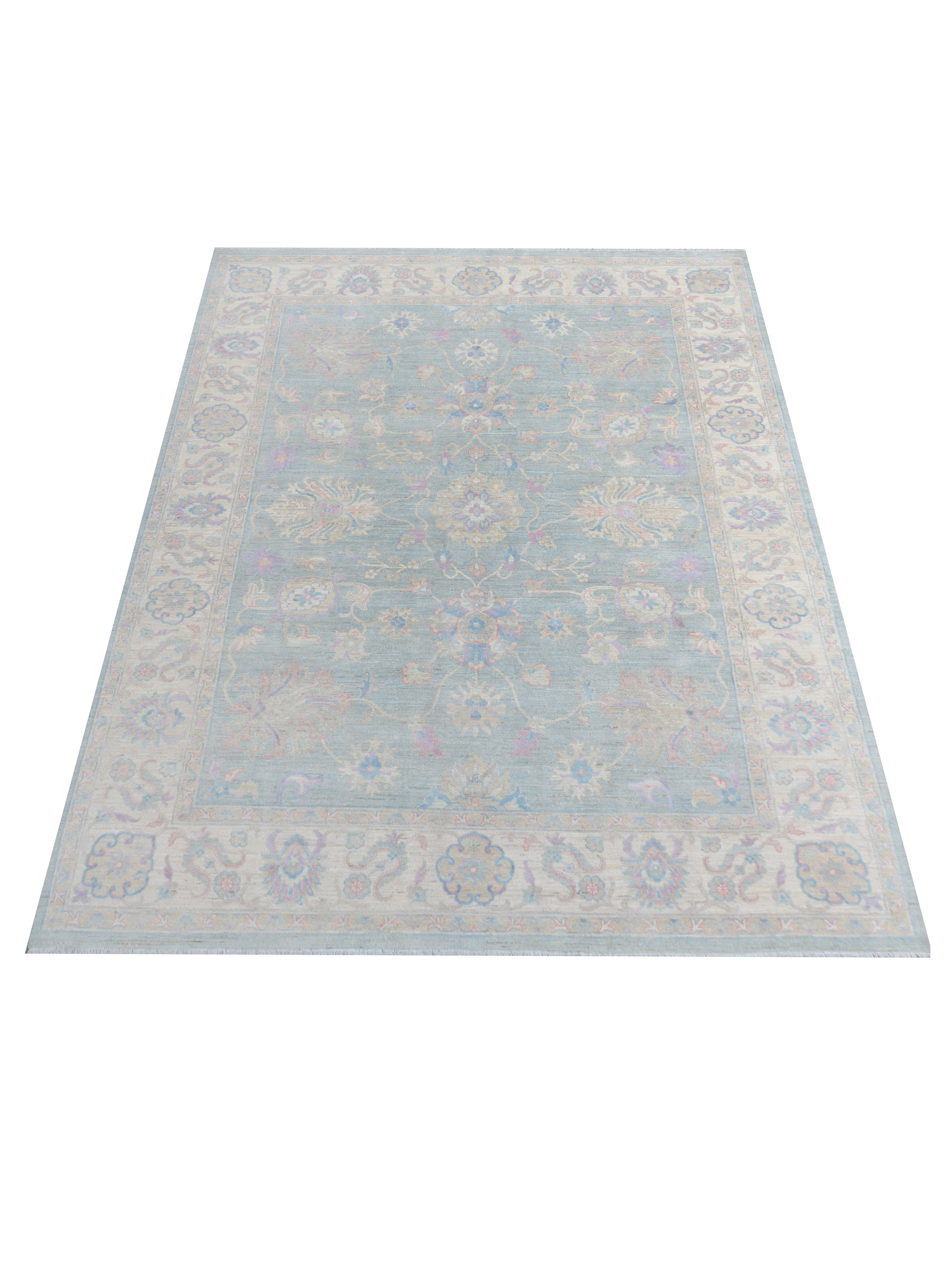 Ziegler Silk Route Hand Knotted Grey 9x12 - Image 2 of 5