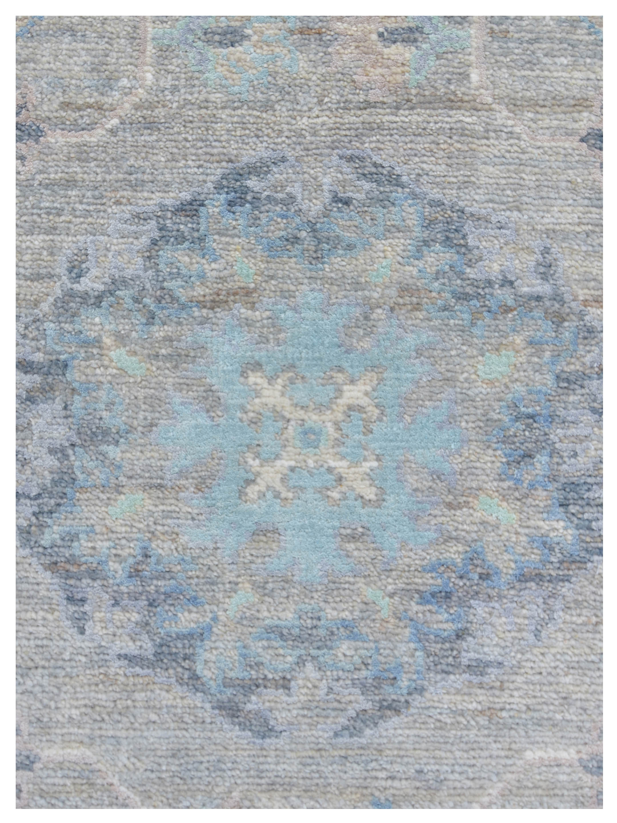 Ziegler Silk Route Hand Knotted Lt.Grey 9x12 - Image 3 of 5