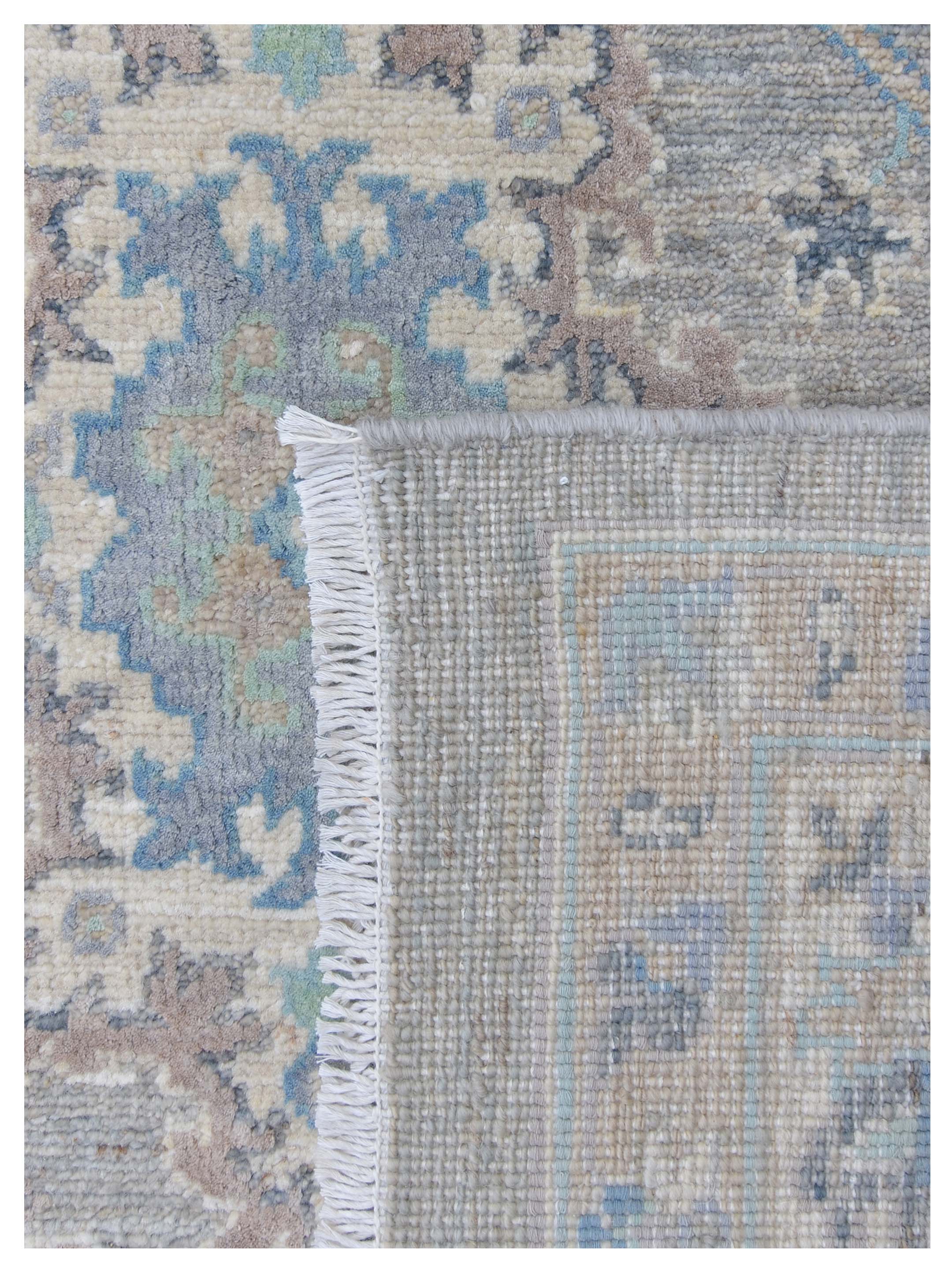 Ziegler Silk Route Hand Knotted Lt.Grey 9x12 - Image 5 of 5