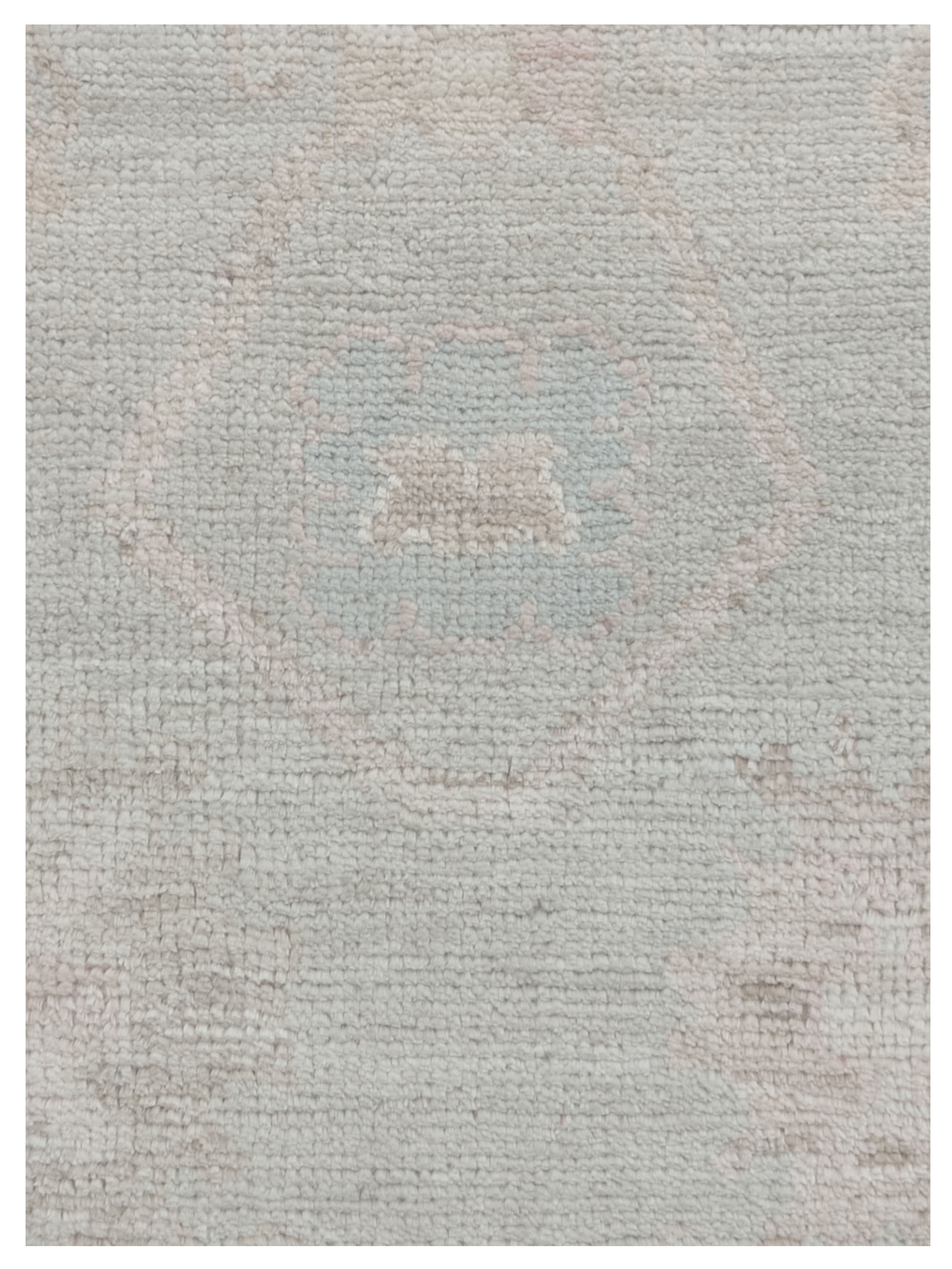 Ushak Wool Weft Hand Knotted Grey 3x14 - Image 4 of 7