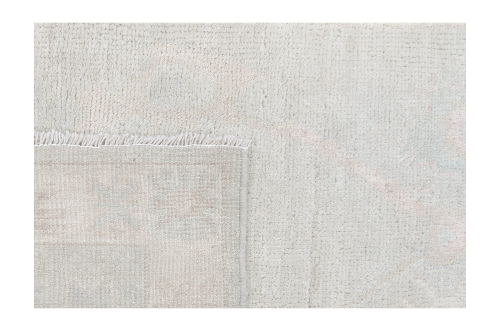 Ushak Wool Weft Hand Knotted Grey 3x14 - Image 6 of 7