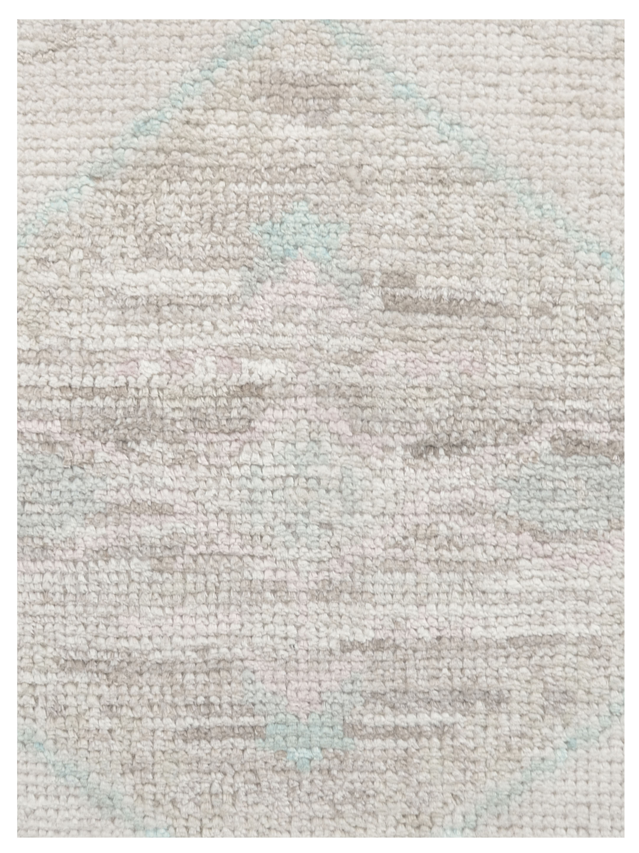 Ushak Wool Weft Hand Knotted Beige 3x10 - Image 3 of 6
