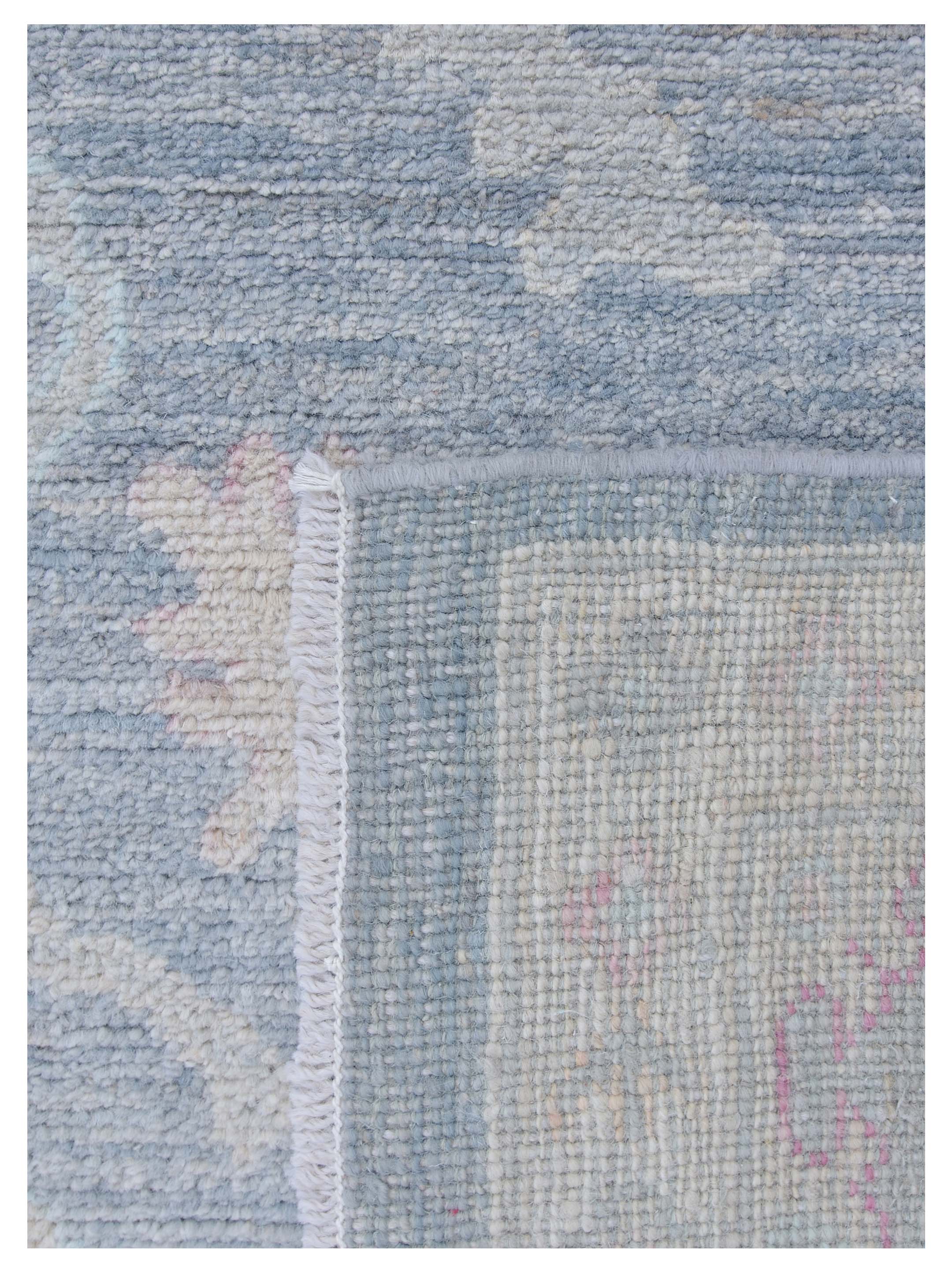 Ushak Wool Weft Hand Knotted D.Grey 8x10 - Image 5 of 5