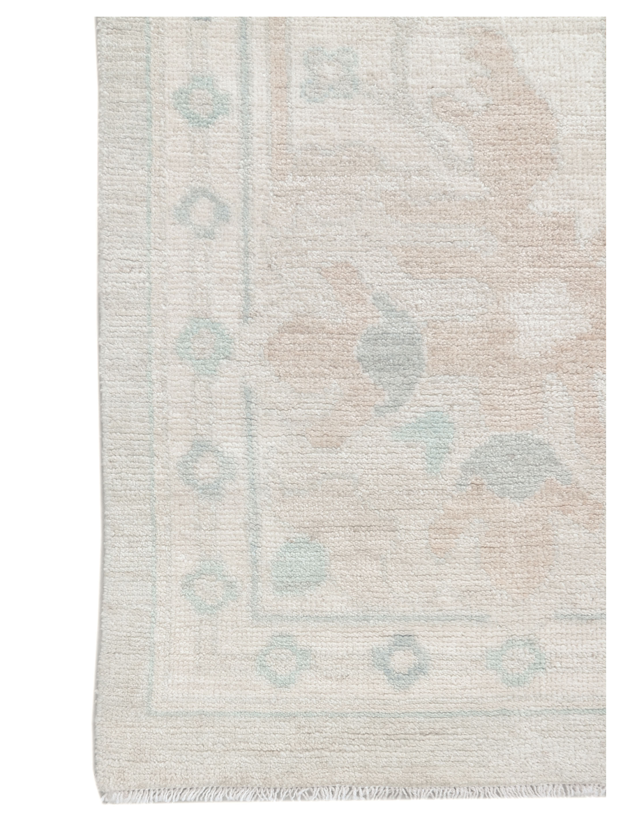 Ushak Wool Weft Hand Knotted Grey 10x14 - Image 2 of 6